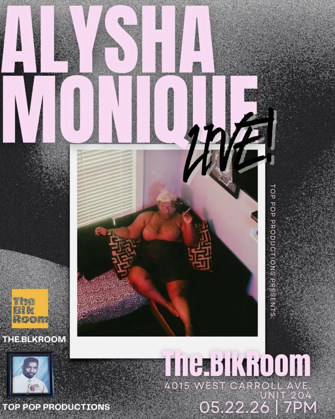 TOPPOP PRODUCTIONS: Alysha Monique LIVE!