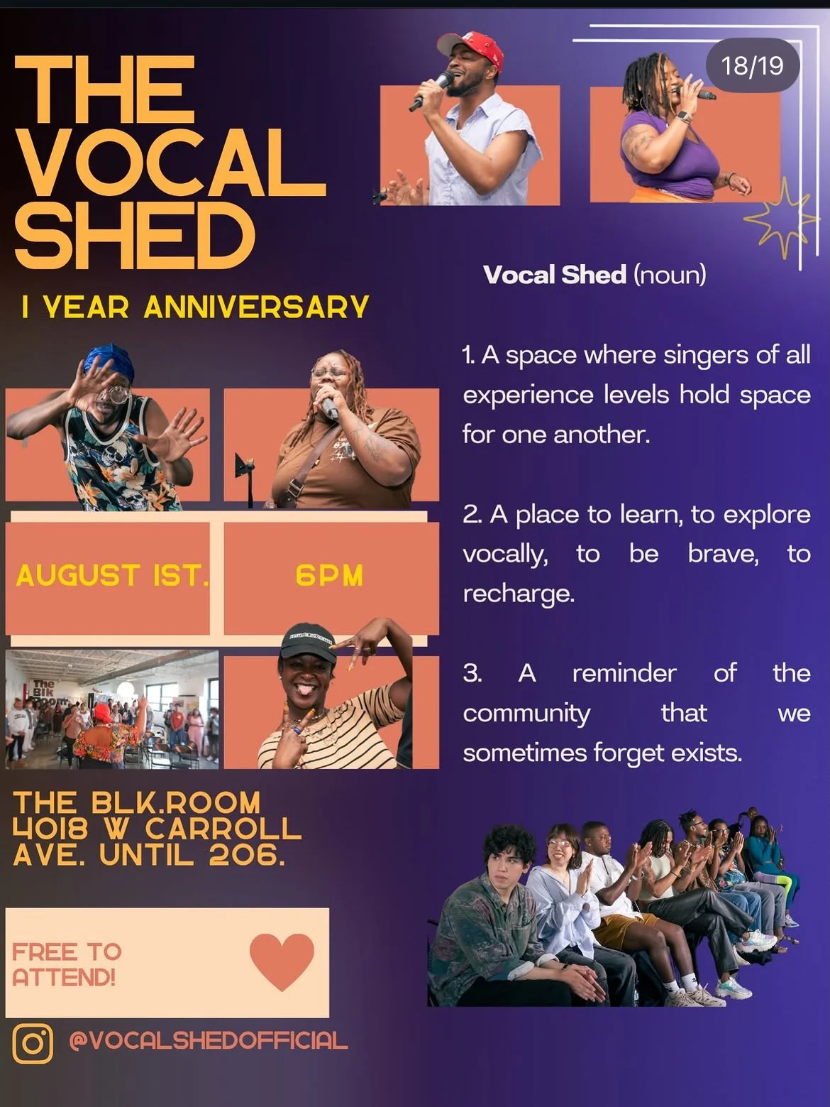 Alysha Monique - The Vocal Shed 1 year Anniversary 