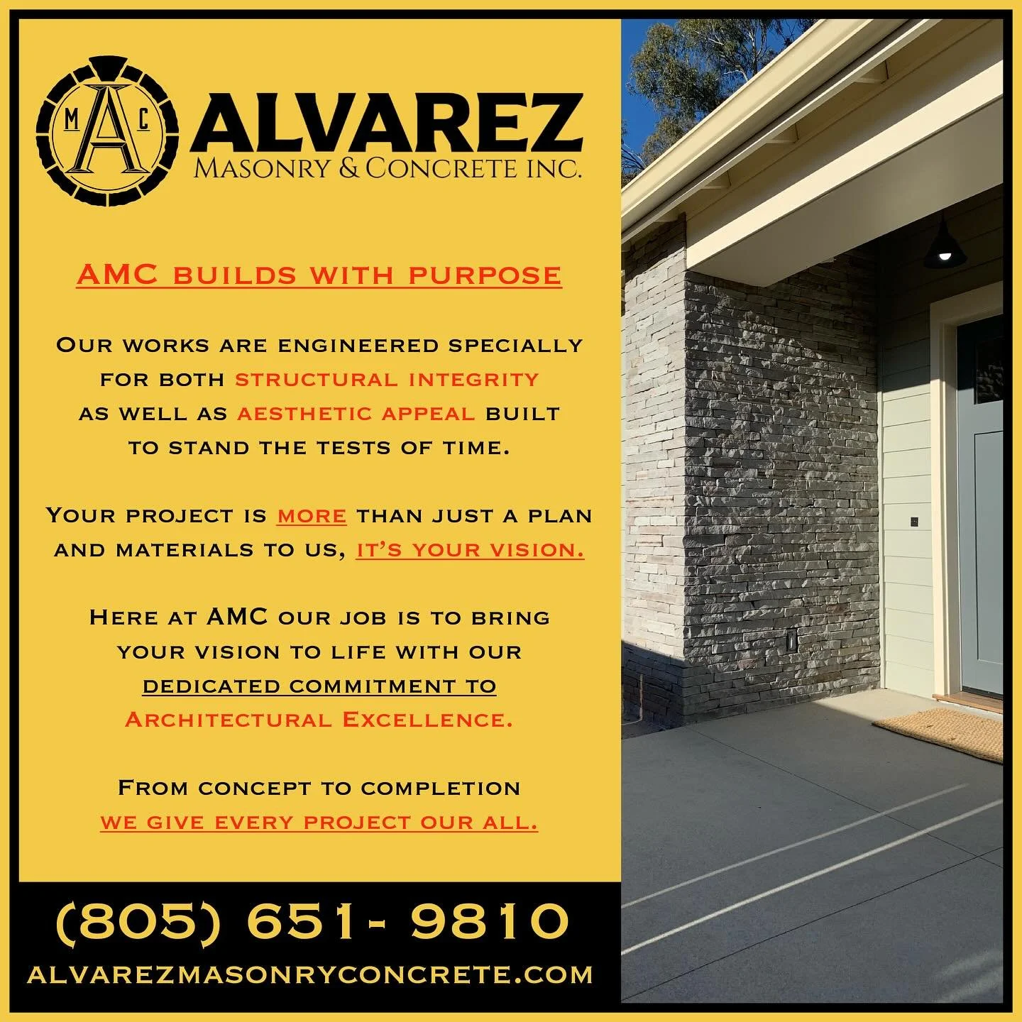 Add more value to your property not problems. The right team thinks about the whole project as a whole and builds to last a lifetime. #concrete #construction #concretecontractor #santabarbara