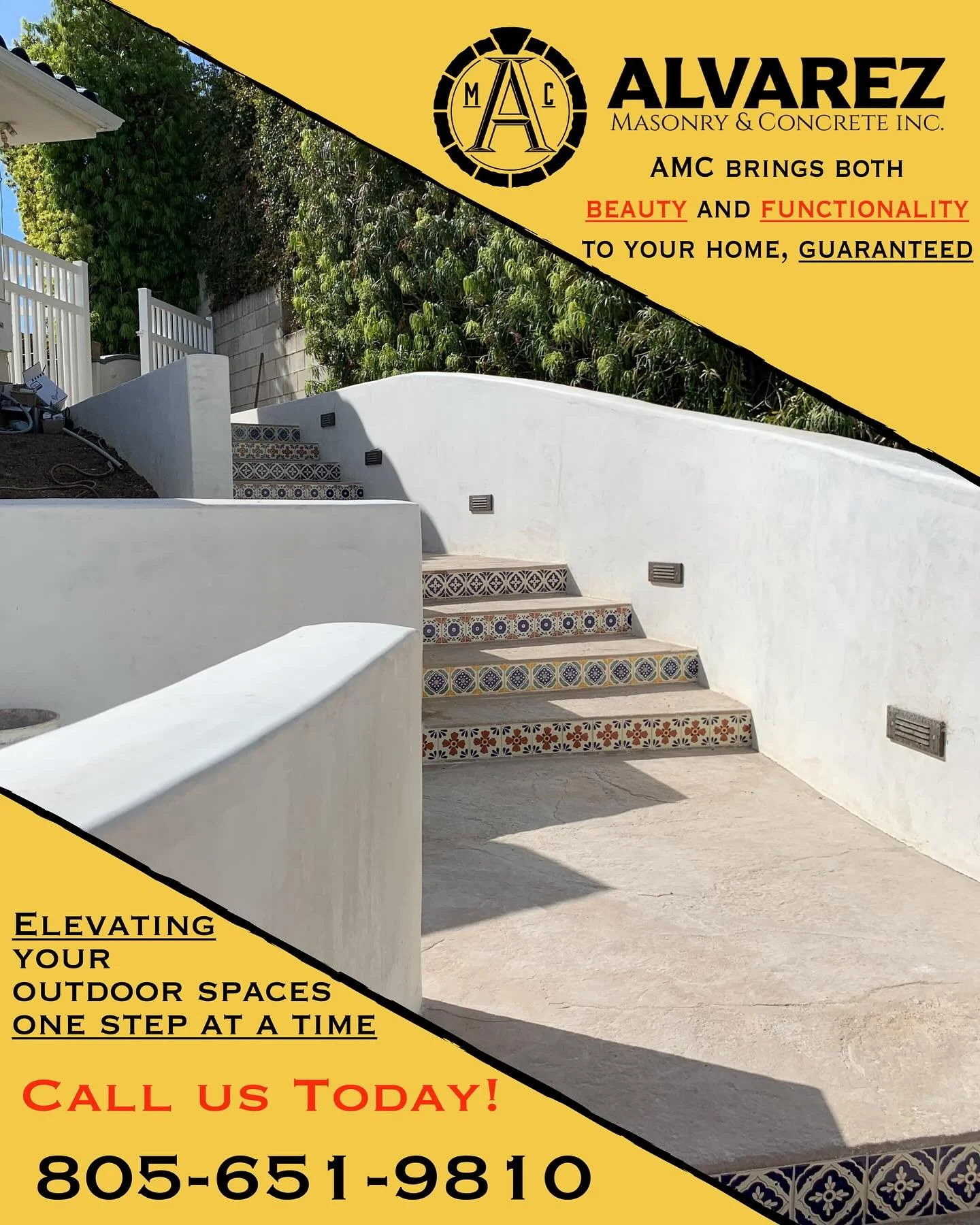Elevate your outdoor spaces. Call the right team and add more value to your home not problems #concrete #construction #concretecontractor #ojai