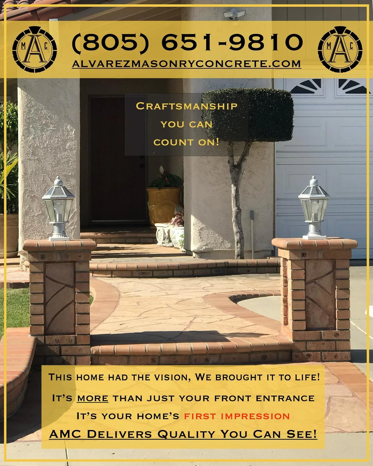Tired of seeing the same facade for years? Want to change the appearance of your home? Hire the right team to add value not problems #concrete #construction #concretecontractor #ventura