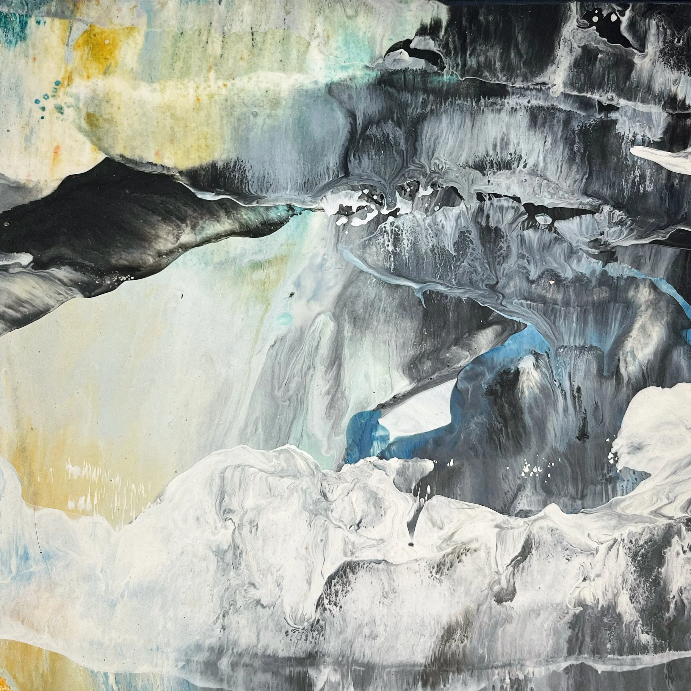 Framed Encaustic Monotypes