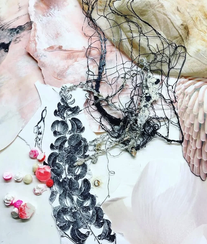 Encaustic Echoes: Layers, Translucency &amp; Embellishment