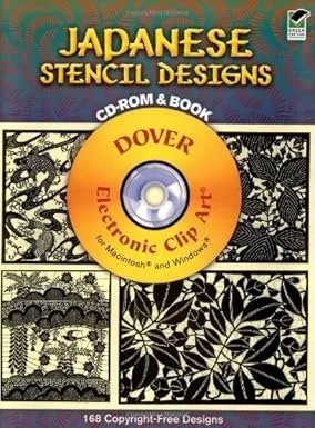Japanese Stencil Designs Paperback – by Dover Publications Inc