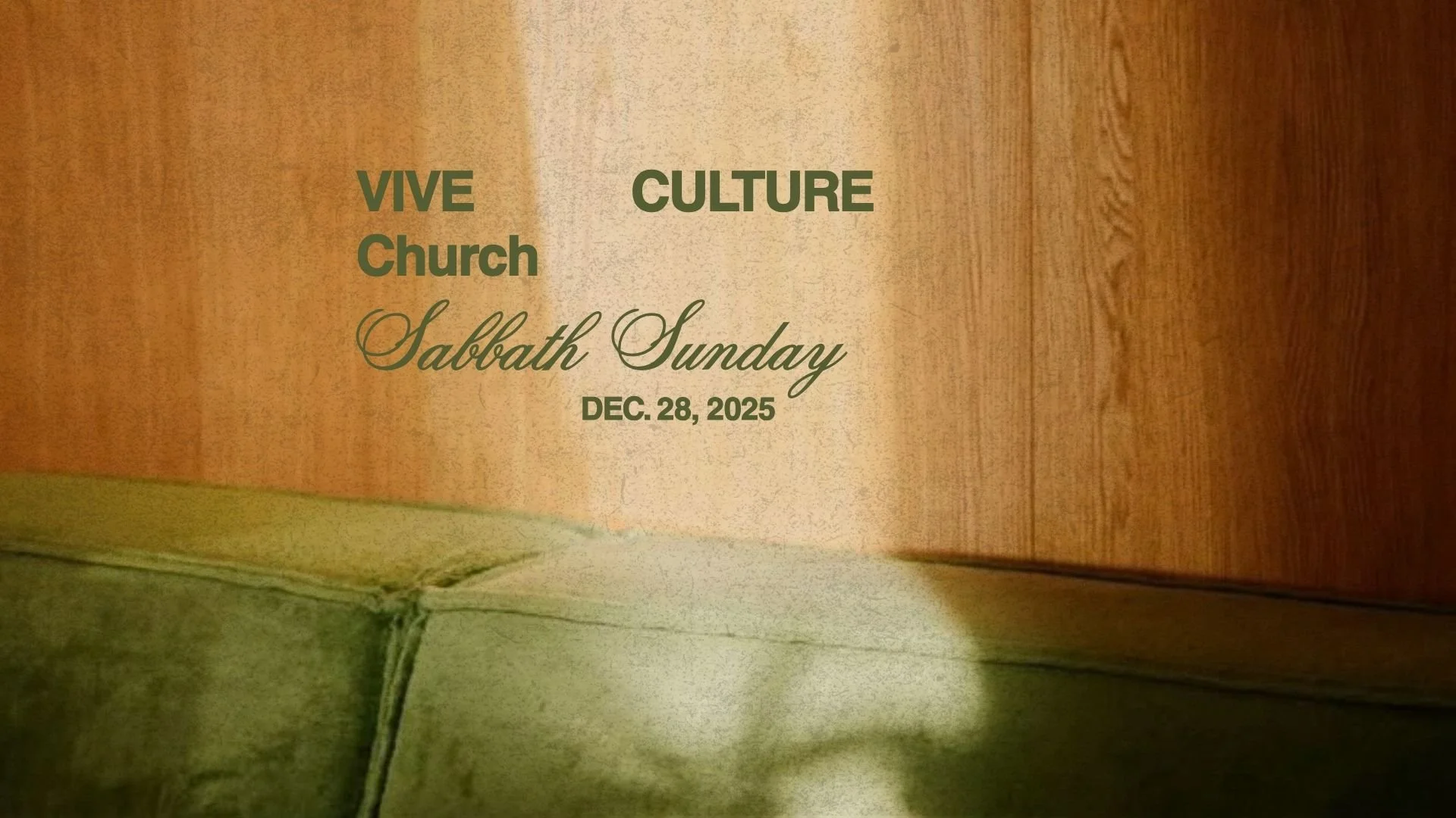 Sabbath Sunday