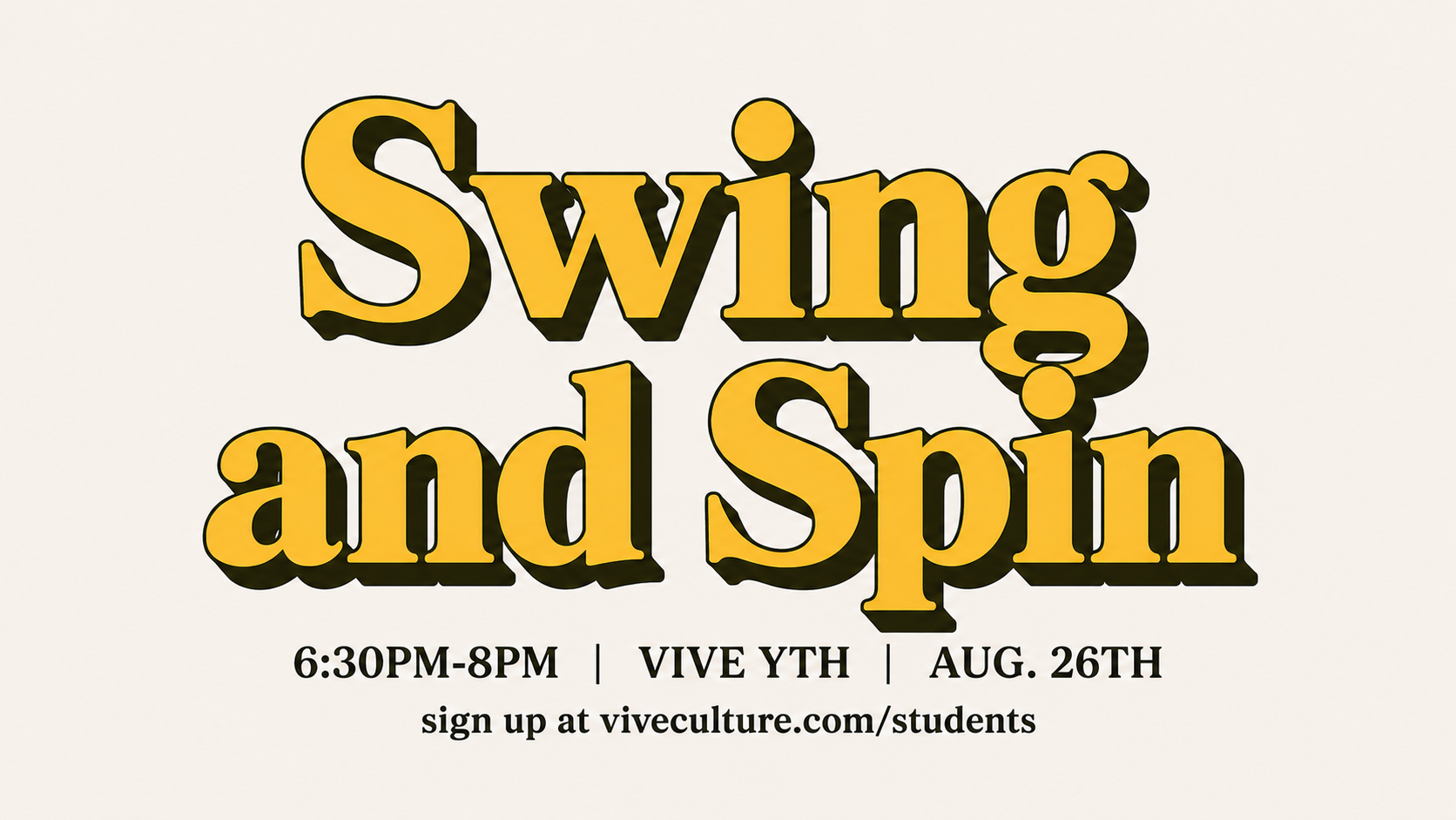 VIVE High Swing + Spin