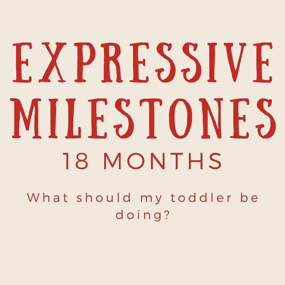 Milestone Monday! 
What should I expect from my 18 month old&rsquo;s expressive communication skills? 

#speech #speechpathology #speechpathologist #SLP #pediatricspeechtherapy #expressivelanguage #childdevelopment #developmentaldelays #earlylearning