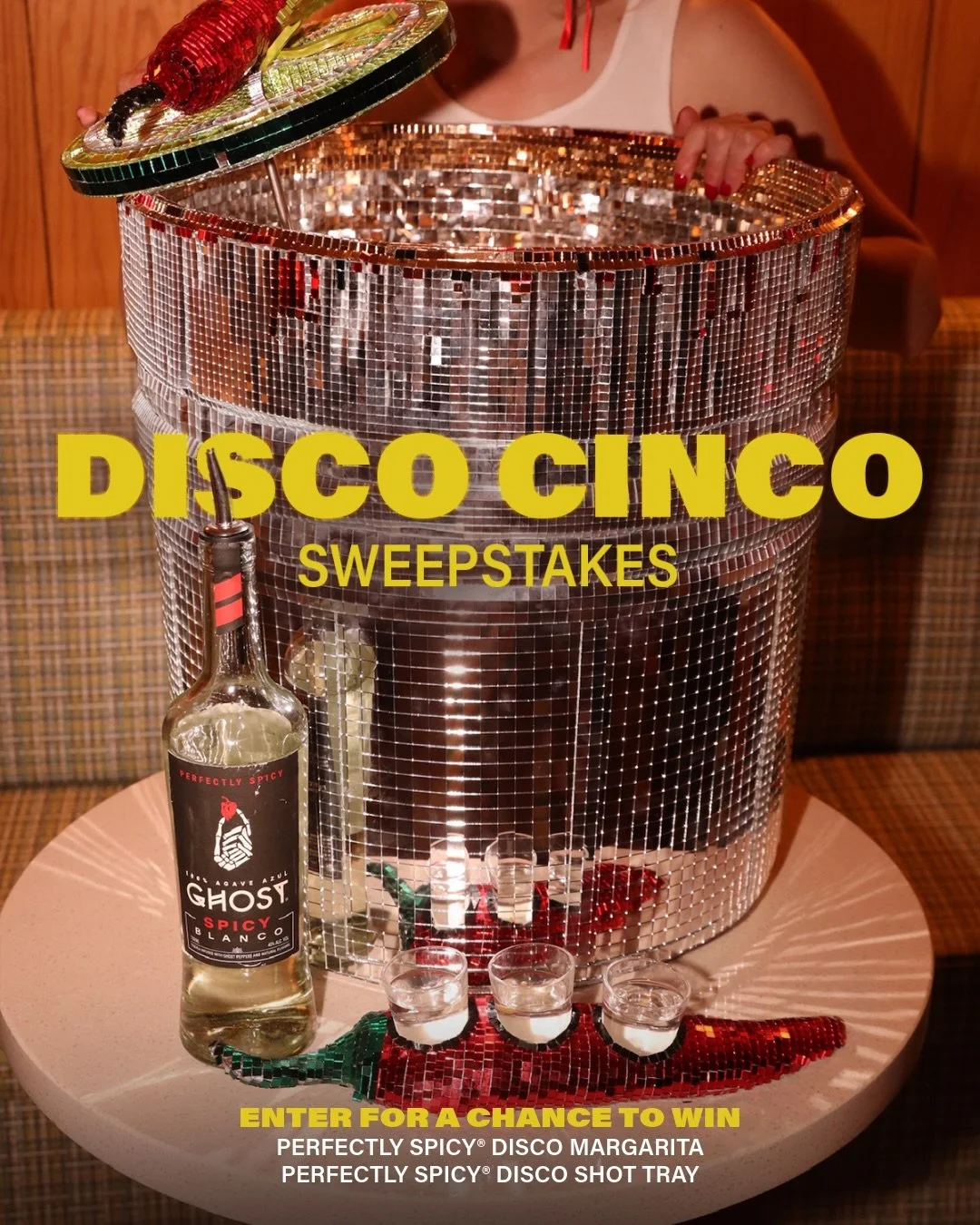 @ghosttequila and @abstruselike are giving away TWO (2) sparkly, 𝗣𝗲𝗿𝗳𝗲𝗰𝘁𝗹𝘆 𝗦𝗽𝗶𝗰𝘆&reg; accessories to help you and your friends have your HOTTEST summer ever 💃

𝐇𝐎𝐖 𝐓𝐎 𝐄𝐍𝐓𝐄𝐑
🪩 🌶️ Follow @ghosttequila and @abstruselike on Ins