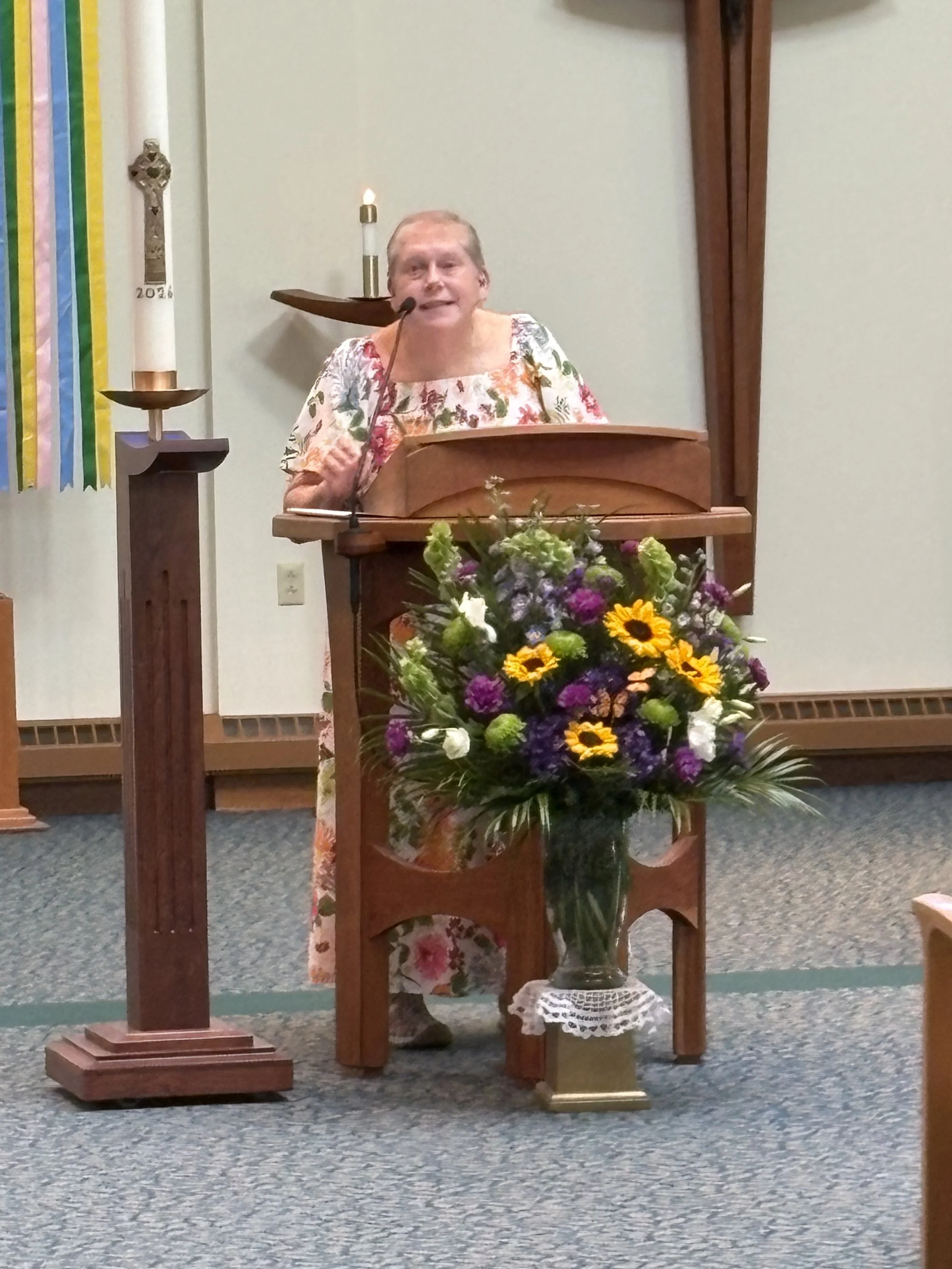 Sister Karen Dietz sharing a Reflection