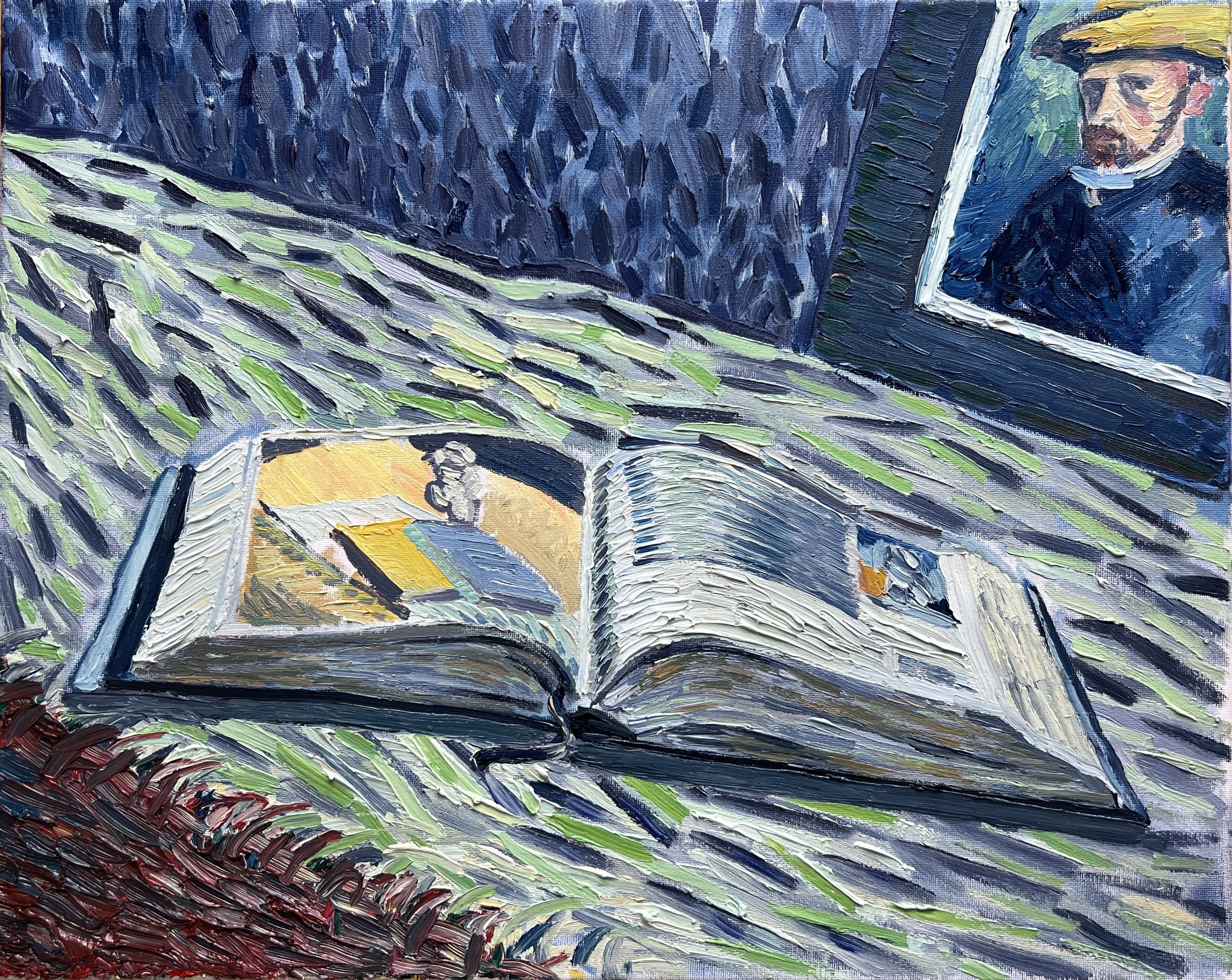 Van Gogh Book, Green and Red Still Life
