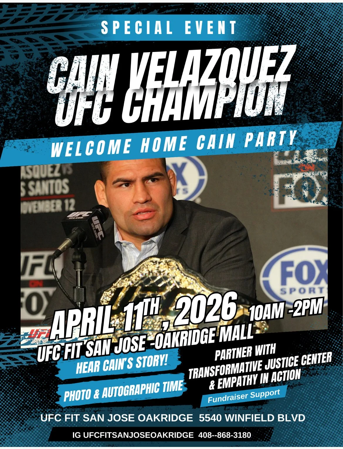Welcome Home Cain Velasquez!