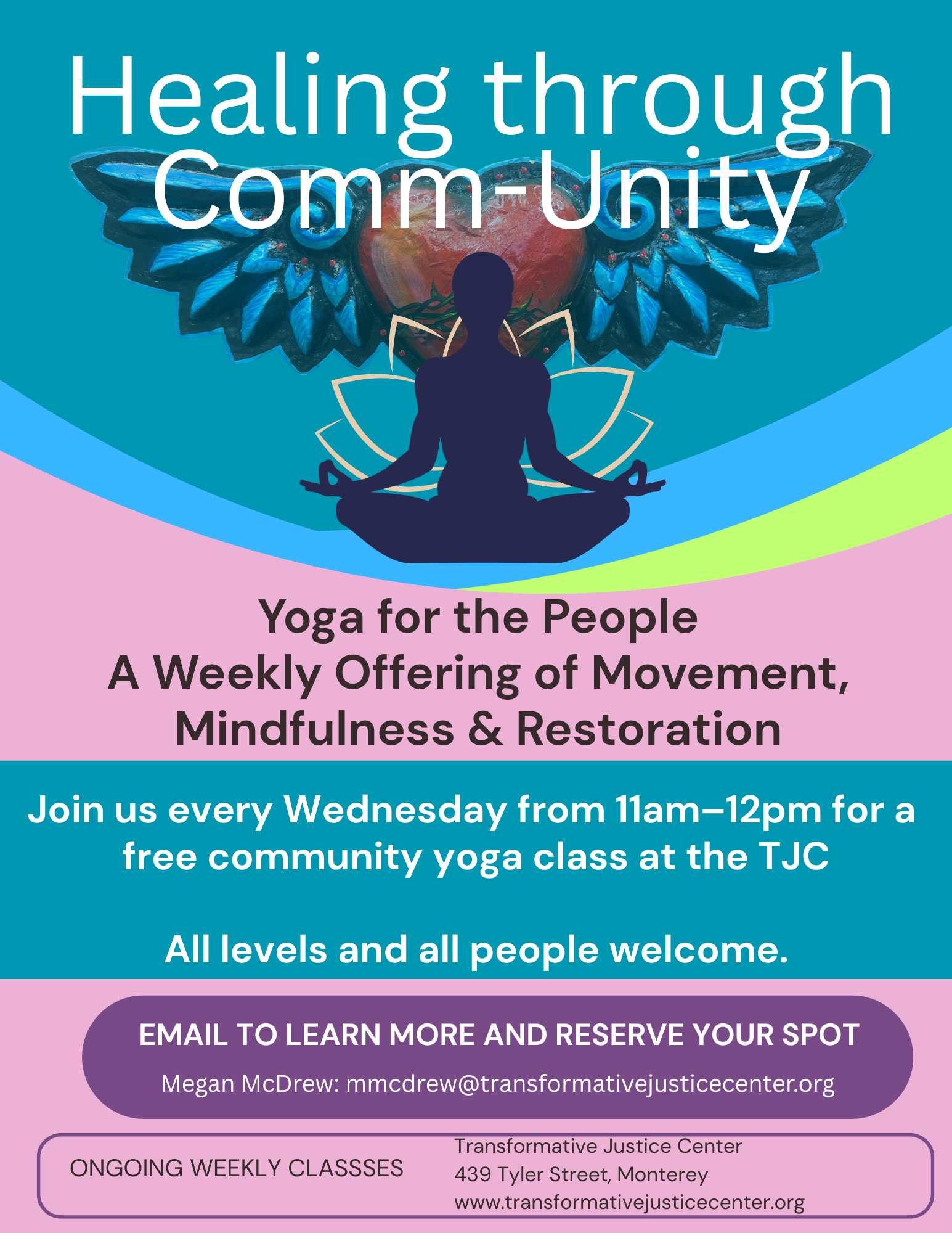 Weekly Yoga Every Wednesday (ONGOING)