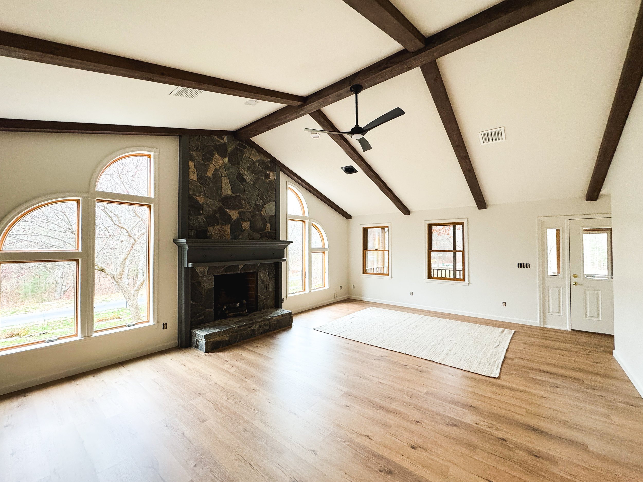 Ceiling box beam installation