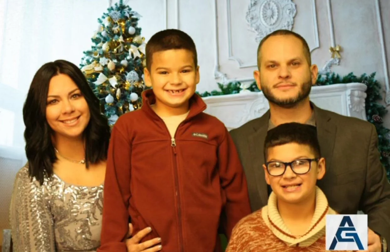 Robert Alegre and family