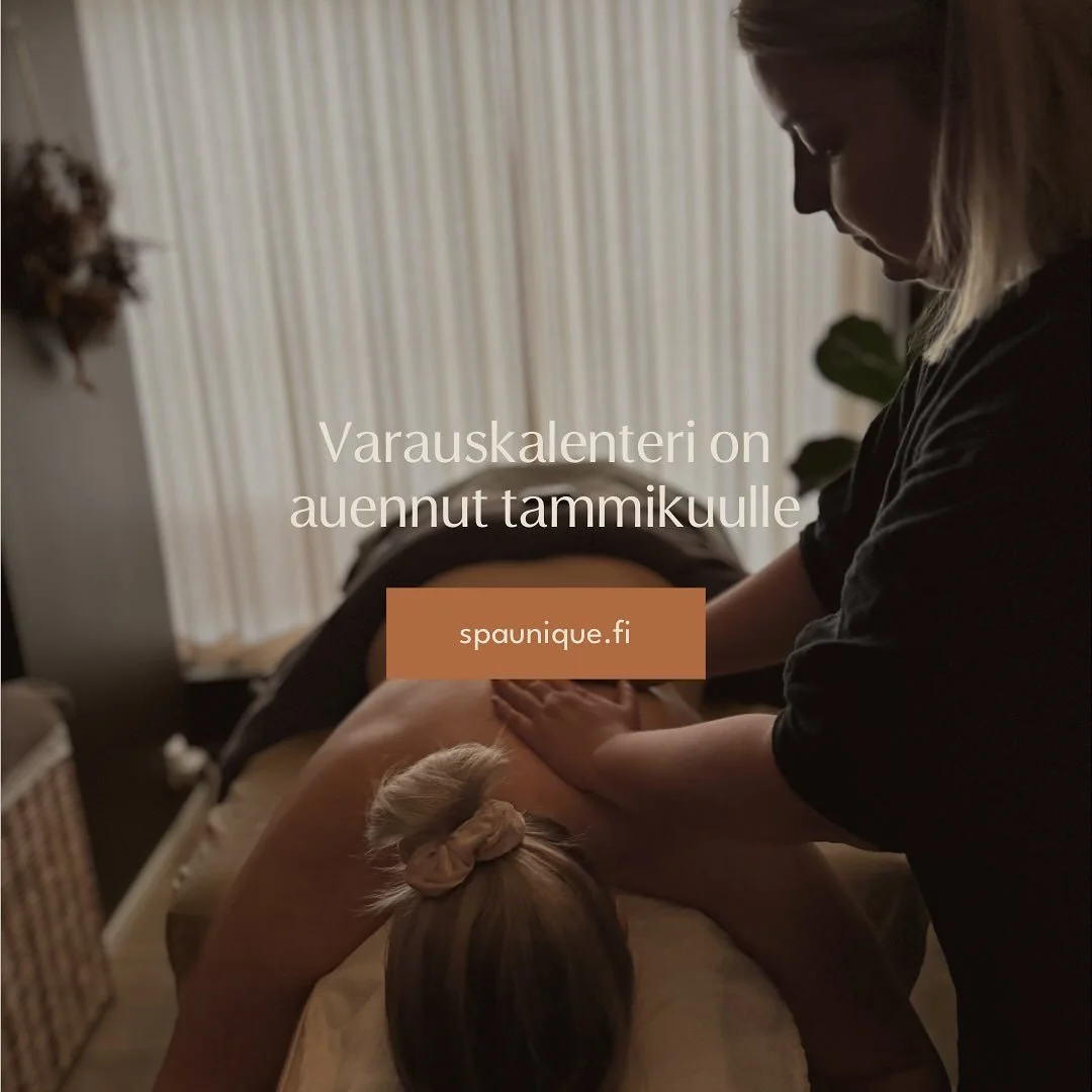 Tammikuun ajat avattu varauskalenteriin. L&auml;mpim&auml;sti tervetuloa rentoutumaan kokonaisvaltaiseen hoitolaamme ja tuomaan itselle luksusta ja pieni&auml; piristyksi&auml; arkeen! 🤎

#nettiajanvaraus #slotti #hemmotteluhoidot #tehokkaatihonhoid