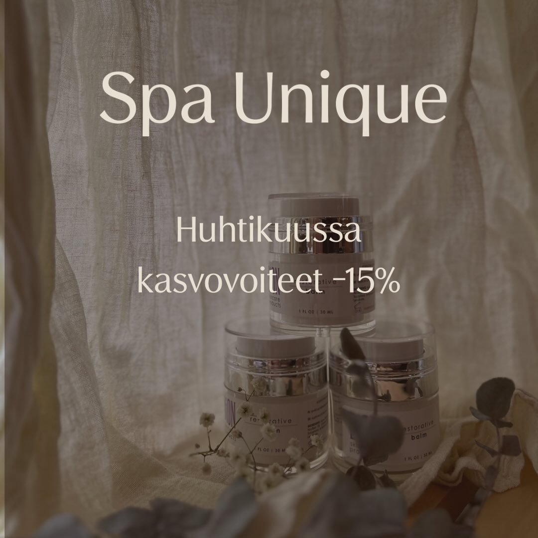 Huhtikuussa kasvovoiteet ovat -15%!
 
Kasvovoide on viimeinen steppi ihonhoitorutiinissa. Voiteen teht&auml;v&auml;n&auml; on lukita jo kerrostettu kosteus (kasvovesi, seerumi) iholle✨ 

Meilt&auml; l&ouml;yd&auml;t laajan valikoiman kasvovoiteita jo