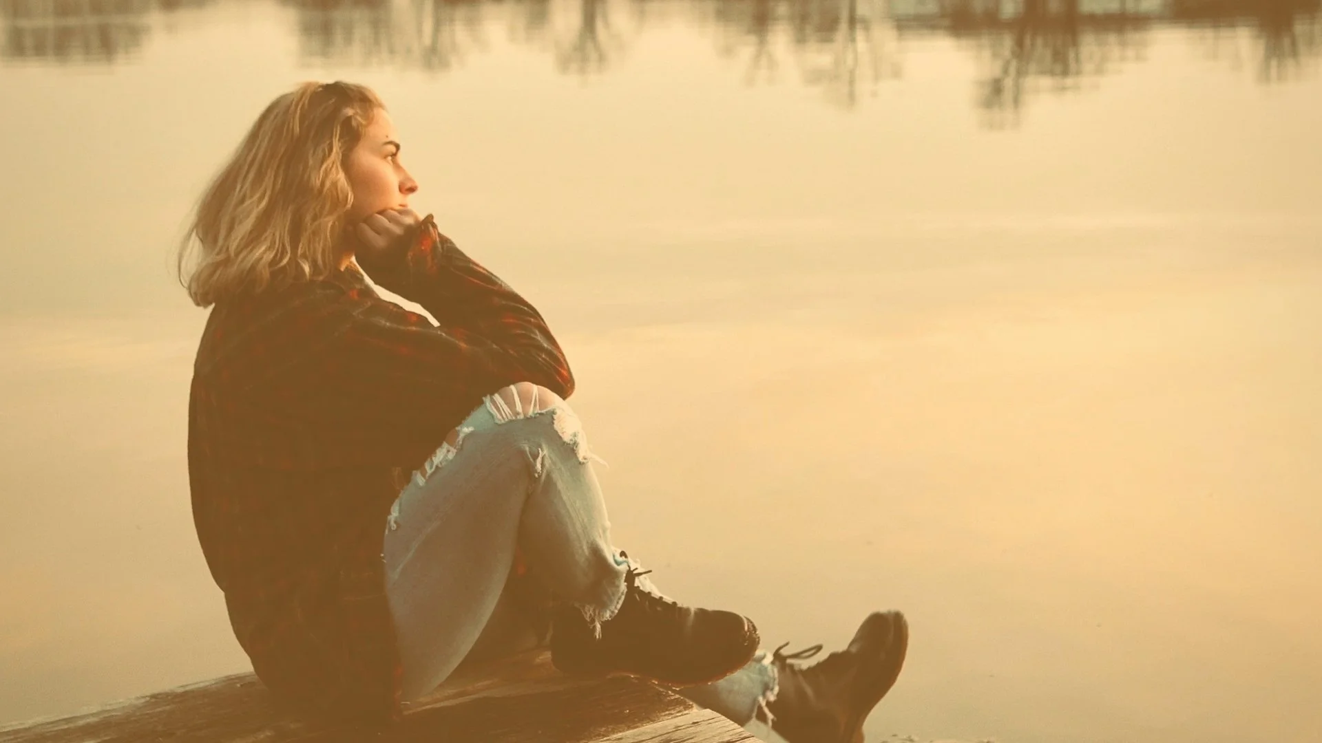 Girl healing from a toxic relationship, finally getting her voice back