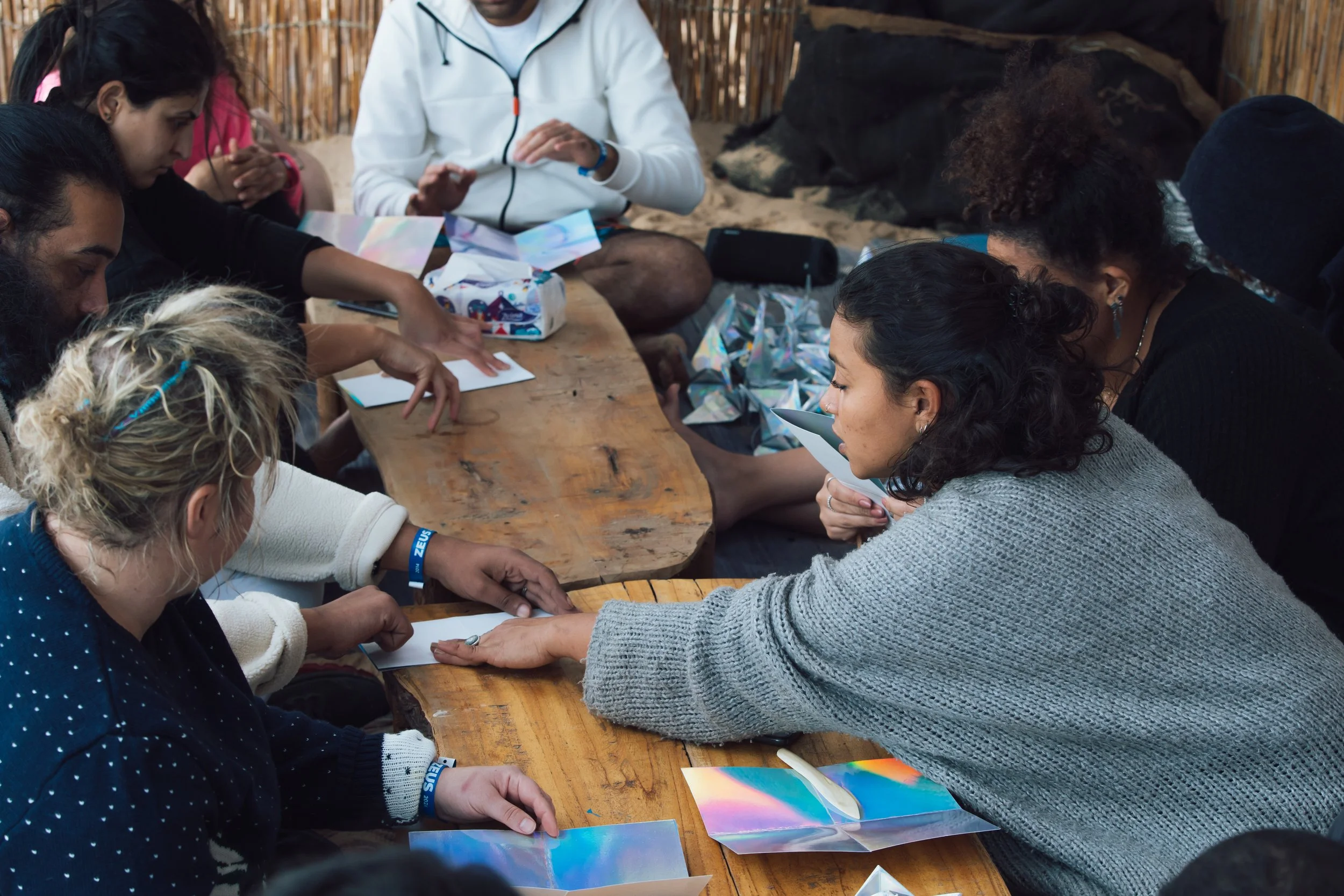 An Origami Workshop On The Road