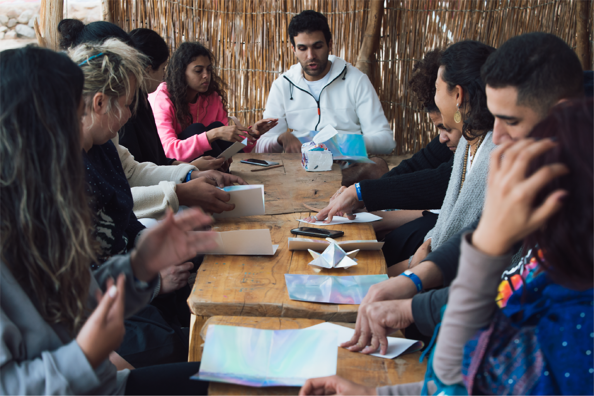 During the Celestial orb workshop