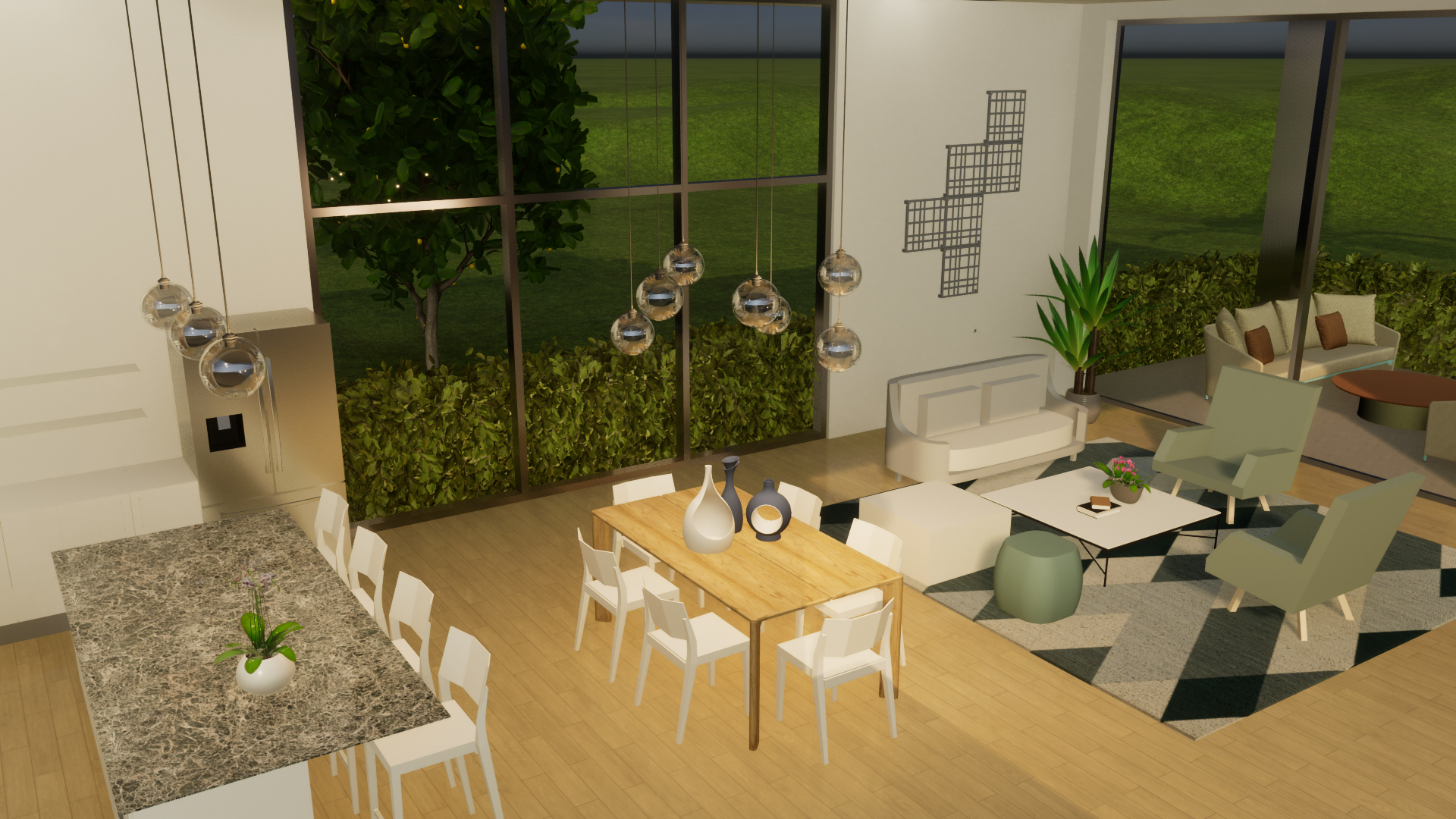 Family Room Interior 