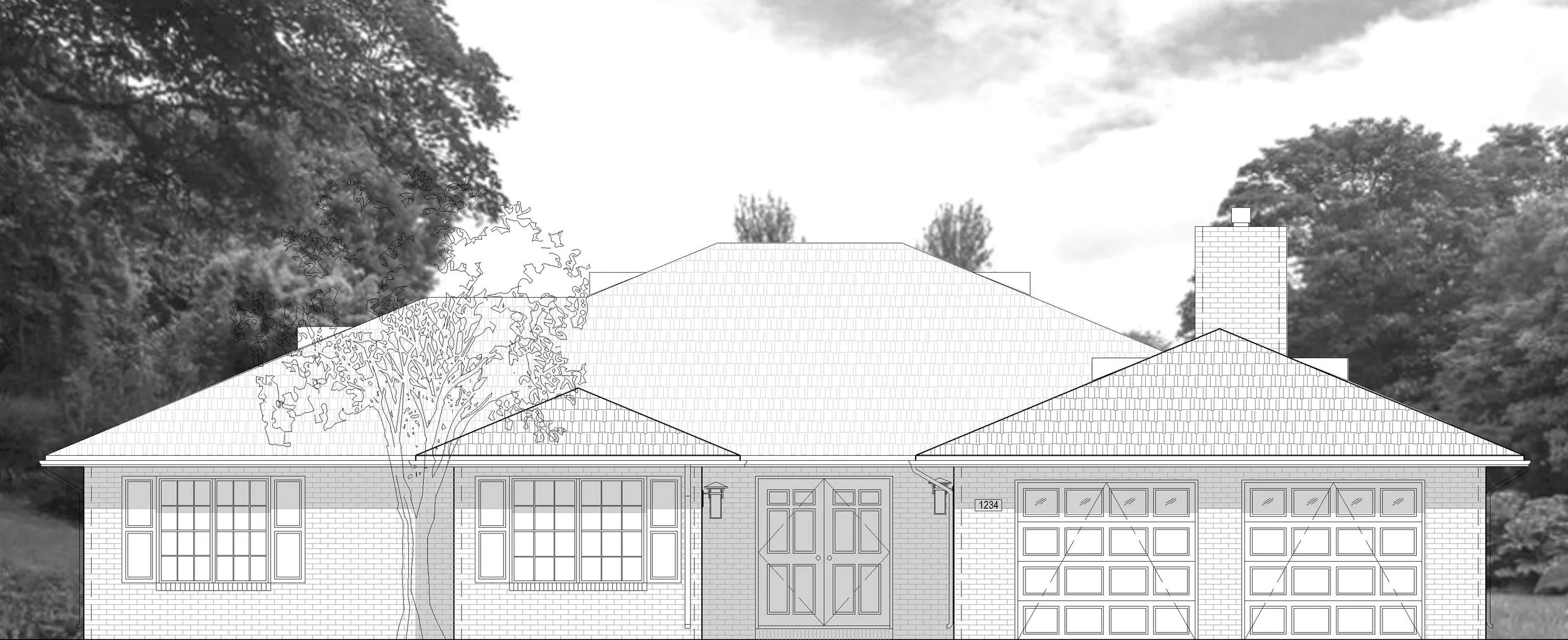 AutoCAD:  Private Residence
