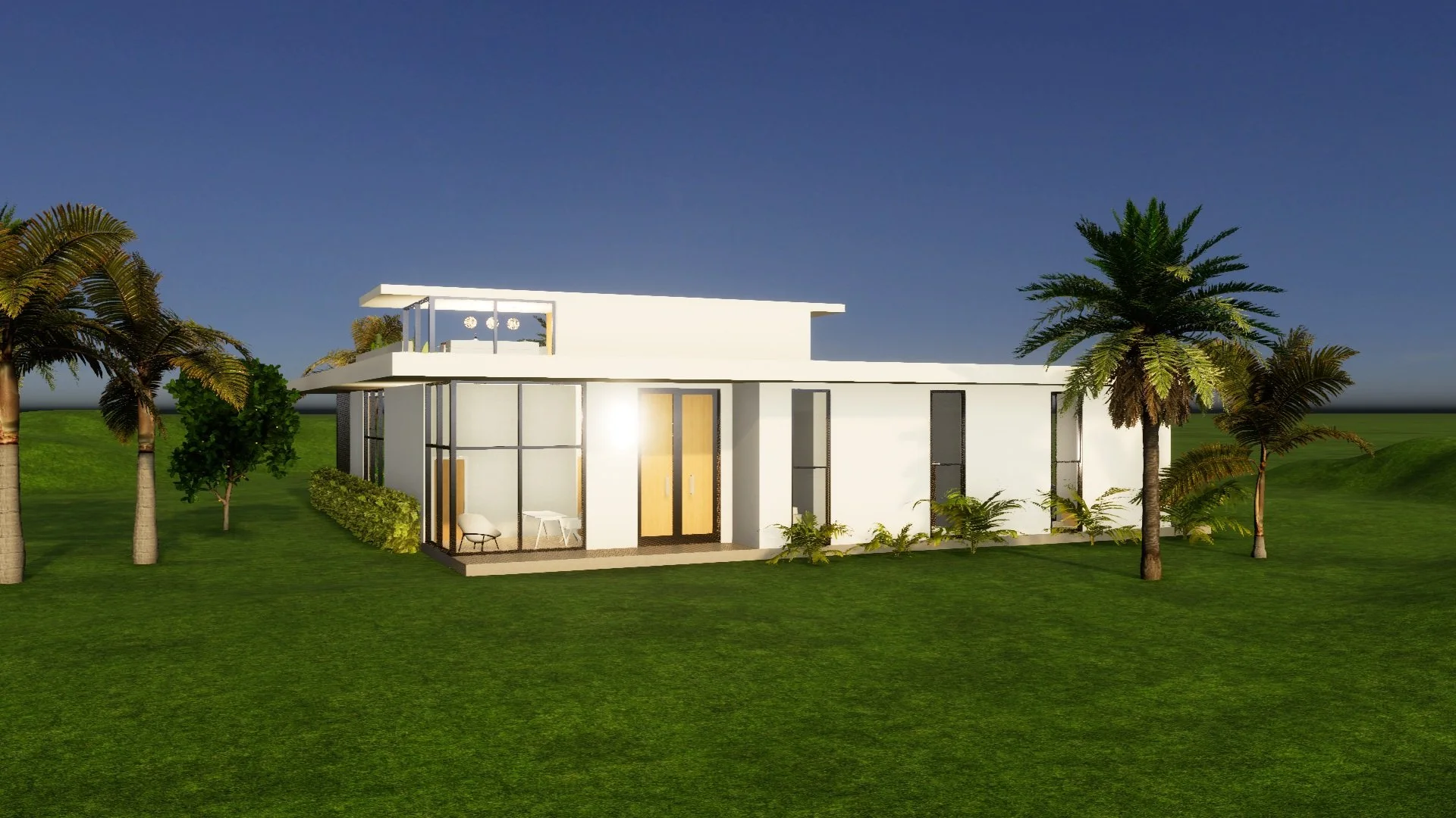 Revit & Twinmotion:  Contemporary Cabin