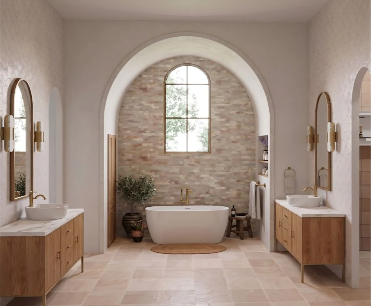 Sketchup & Layout: Master Bathroom