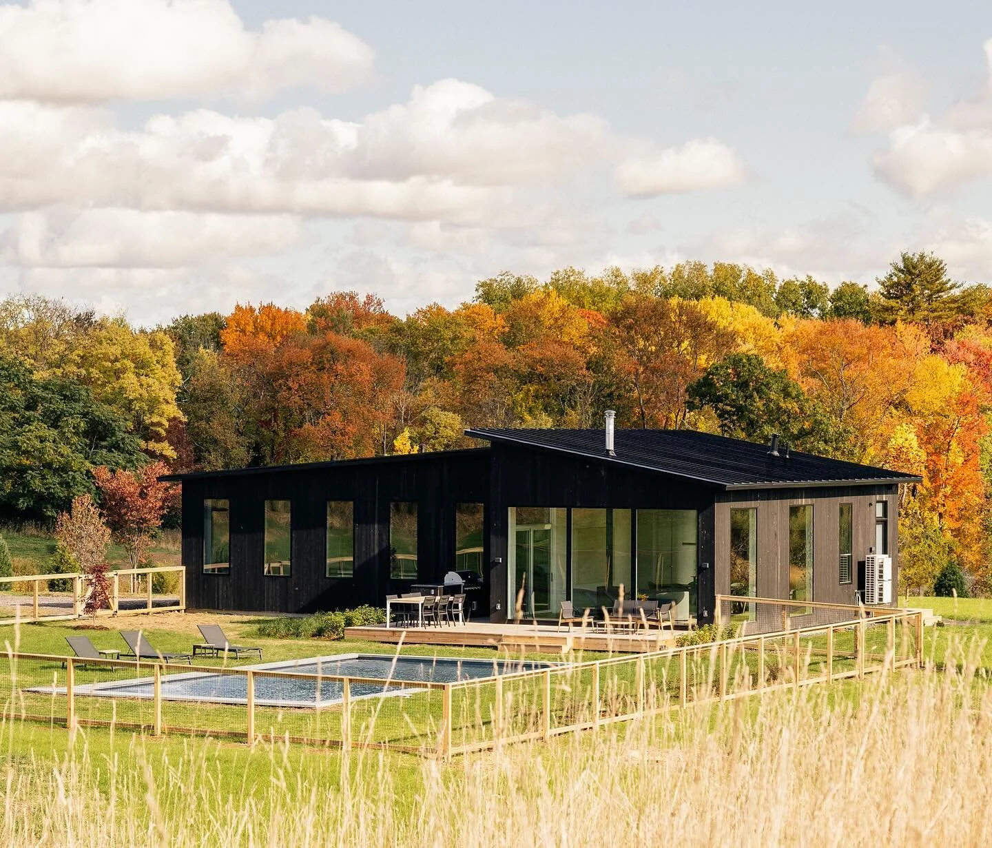 Step into modern luxury at 26 Fox Lane, nestled in the enchanting rolling hills of Columbia County, NY. This architectural gem offers 3 bedrooms + den, 3 bathrooms, and a single-story layout that exudes contemporary elegance.

The heart of the home i