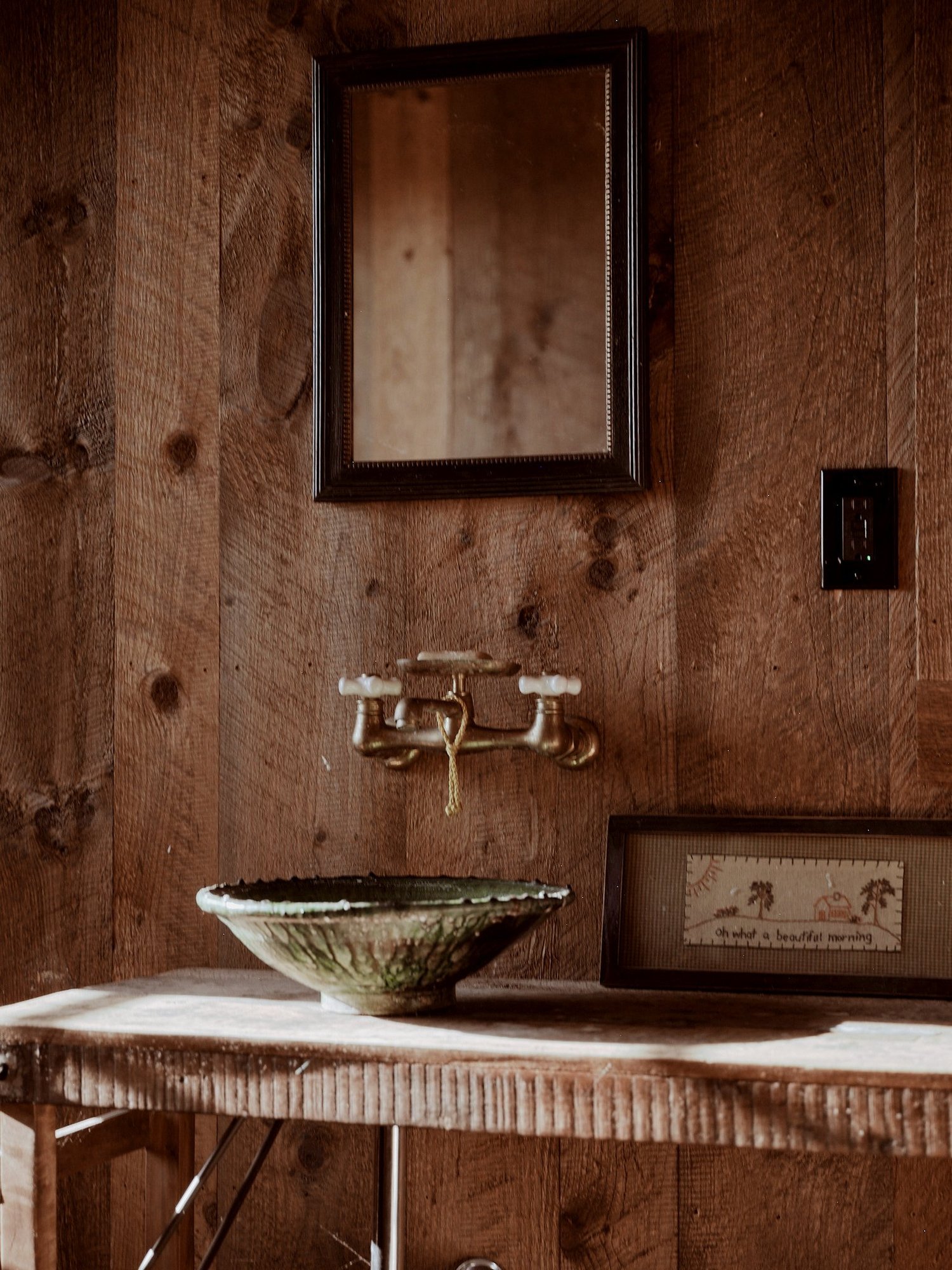 Vanity and mirror