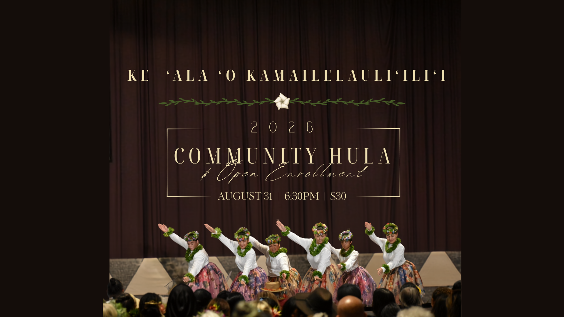 Community Hula Workshop + Open Enrollment