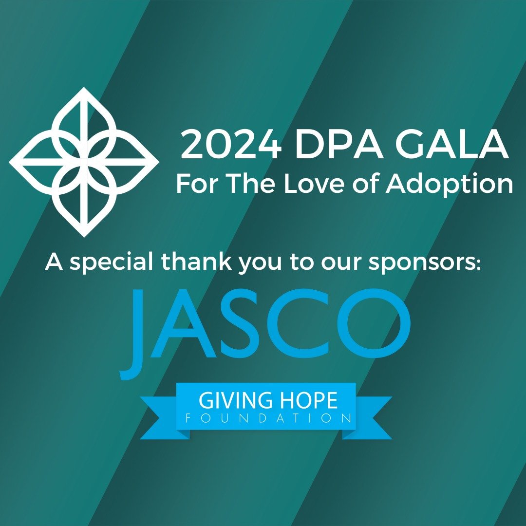 A special thank you to the Jasco Giving Hope Foundation for their faithful support of the DPA Gala. We greatly appreciate their generosity year after year! 💗

We still have sponsorships available if you or your company are interested in sponsoring t