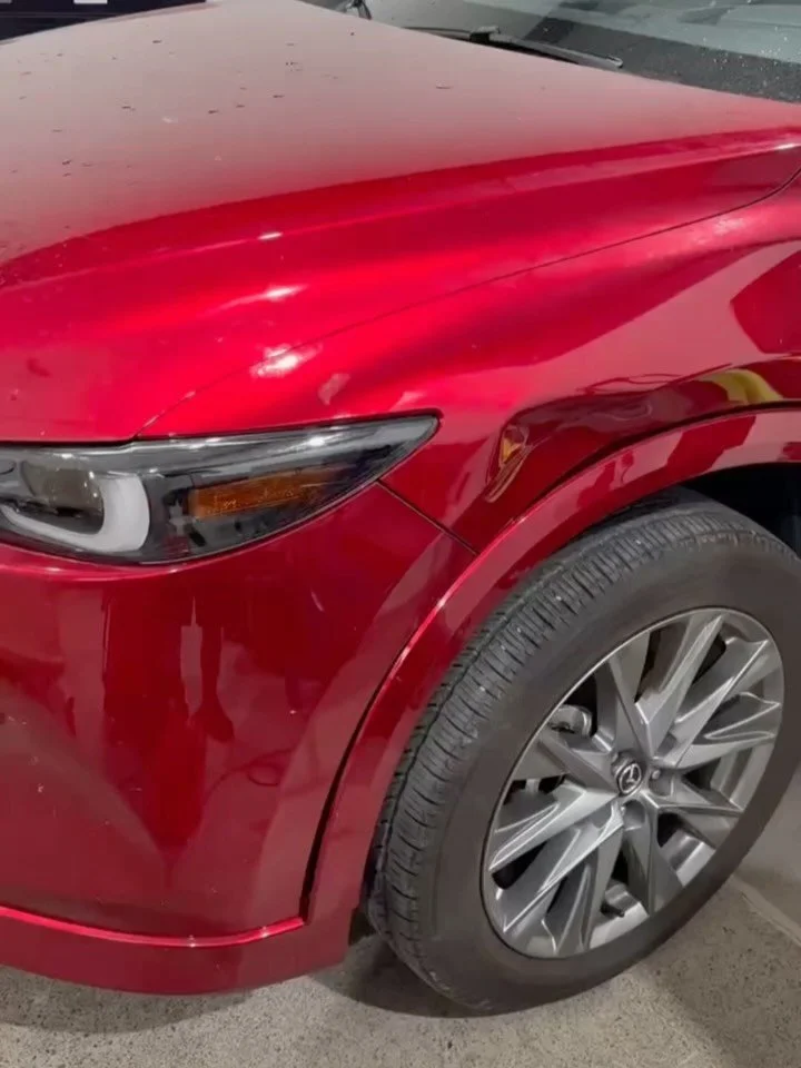 2025 Mazda cx5 fender before & after 
Contact 971-266-4407 for a free quote or visit tapspdr.com
 #pdr #dentrepair #autobody #dent #nopaint #portland #dentremoval #supportlocal #localbusiness #pdx #portlandoregon #Automotiverepair #paintlessden