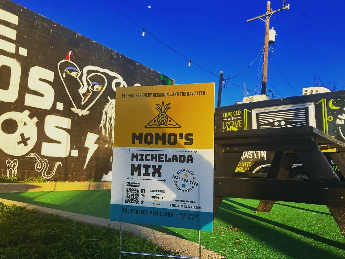Enjoyed the free Micheladas that were given out at our grand opening? @momosmichelada is available all over Austin! Make sure to give em a follow! 

Oh and and don&rsquo;t forget we sell Momo&rsquo;s minis here and on DoorDash! They make the free bee