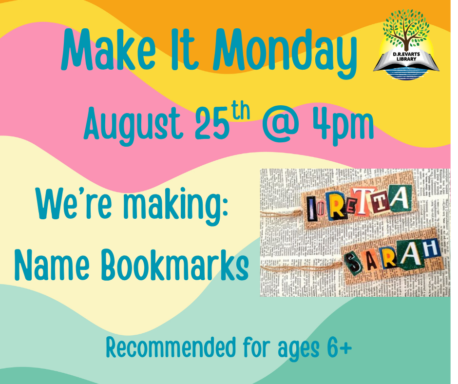 Make it Monday: Personalized Bookmarks