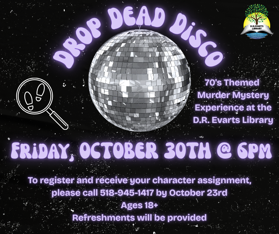 Drop Dead Disco Murder Mystery Party