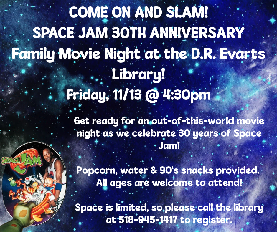 Space Jam 30th Anniversary Family Movie Night