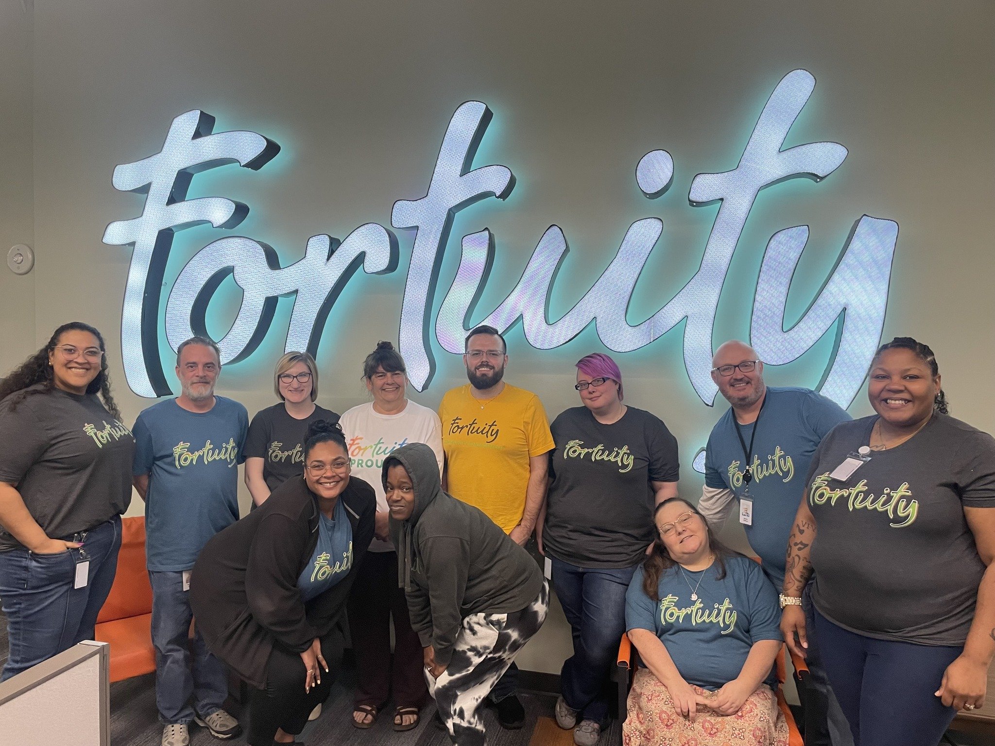 Happy #FortuityShirtFriday! 

Our team had a blast this rainy Friday afternoon, sharing laughs and striking a pose in our awesome Fortuity gear! 

📸 #TeamFortuity #FortuityFam #FortuityShirtFriday #FridayVibes
