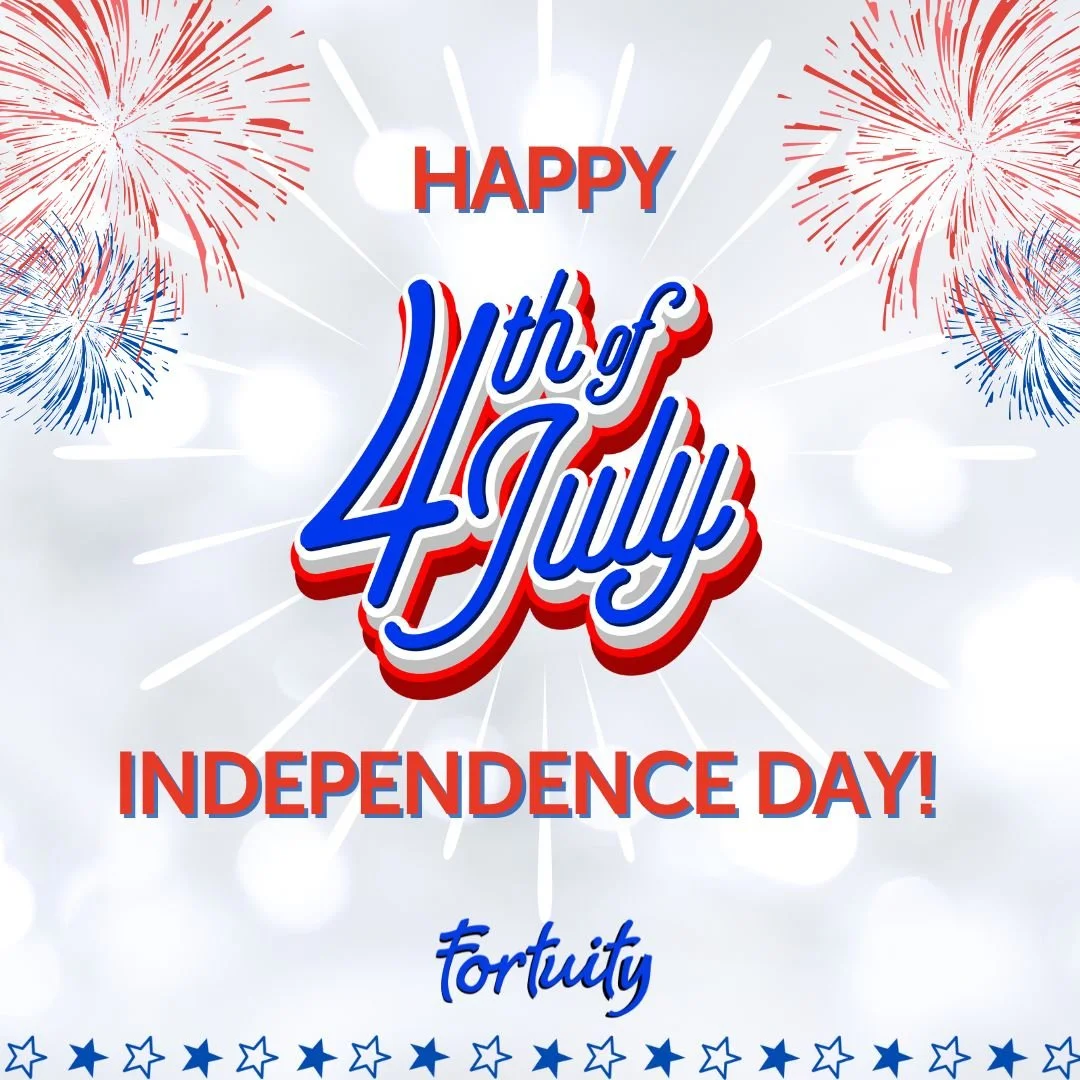 Happy 4th of July from Fortuity!

Today we celebrate the birth of American independence&hellip; and the chance to slow down, enjoy good food, and spend time with the people who matter. Whether you&rsquo;re watching fireworks, firing up the grill, or 