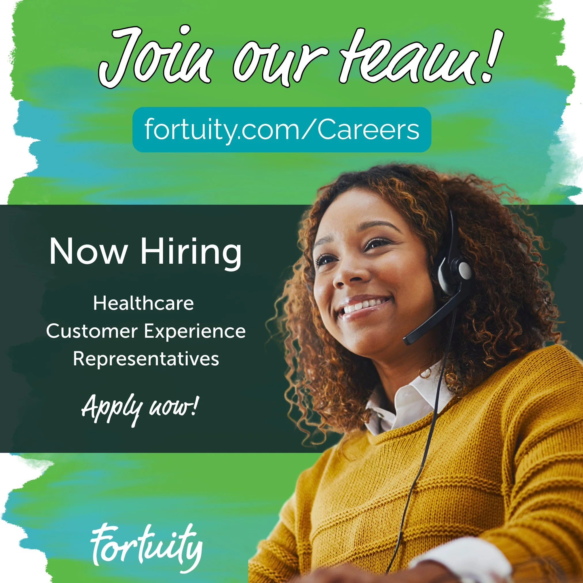 Hey Columbus! Ready to take your customer service skills to the next level? 
At Fortuity, you&rsquo;ll earn steady income, build valuable call center skills, and make a real difference by helping people access the medications they need to live health
