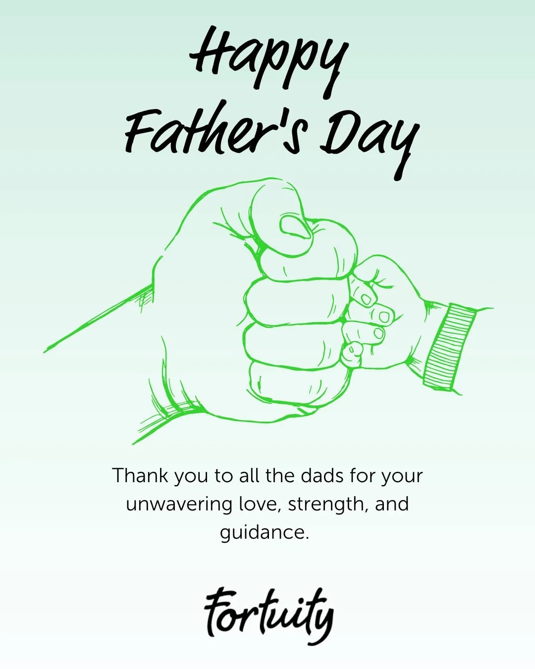 Today, we&rsquo;re celebrating the fathers and father figures 👨 who lead with love, strength, and steady support 🏆. Happy Father&rsquo;s Day from the Fortuity team.

#FathersDay26 #HappyFathersDay #ToAlltheFathers