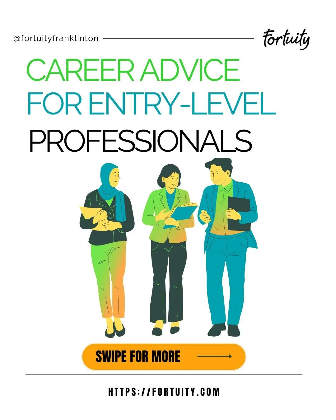 🚀 Career Advice for Entry-Level Professionals

Starting your career can feel overwhelming, but success doesn't happen overnight.

The good news? You don't have to have all the answers on day one.

The professionals who grow the fastest often focus o