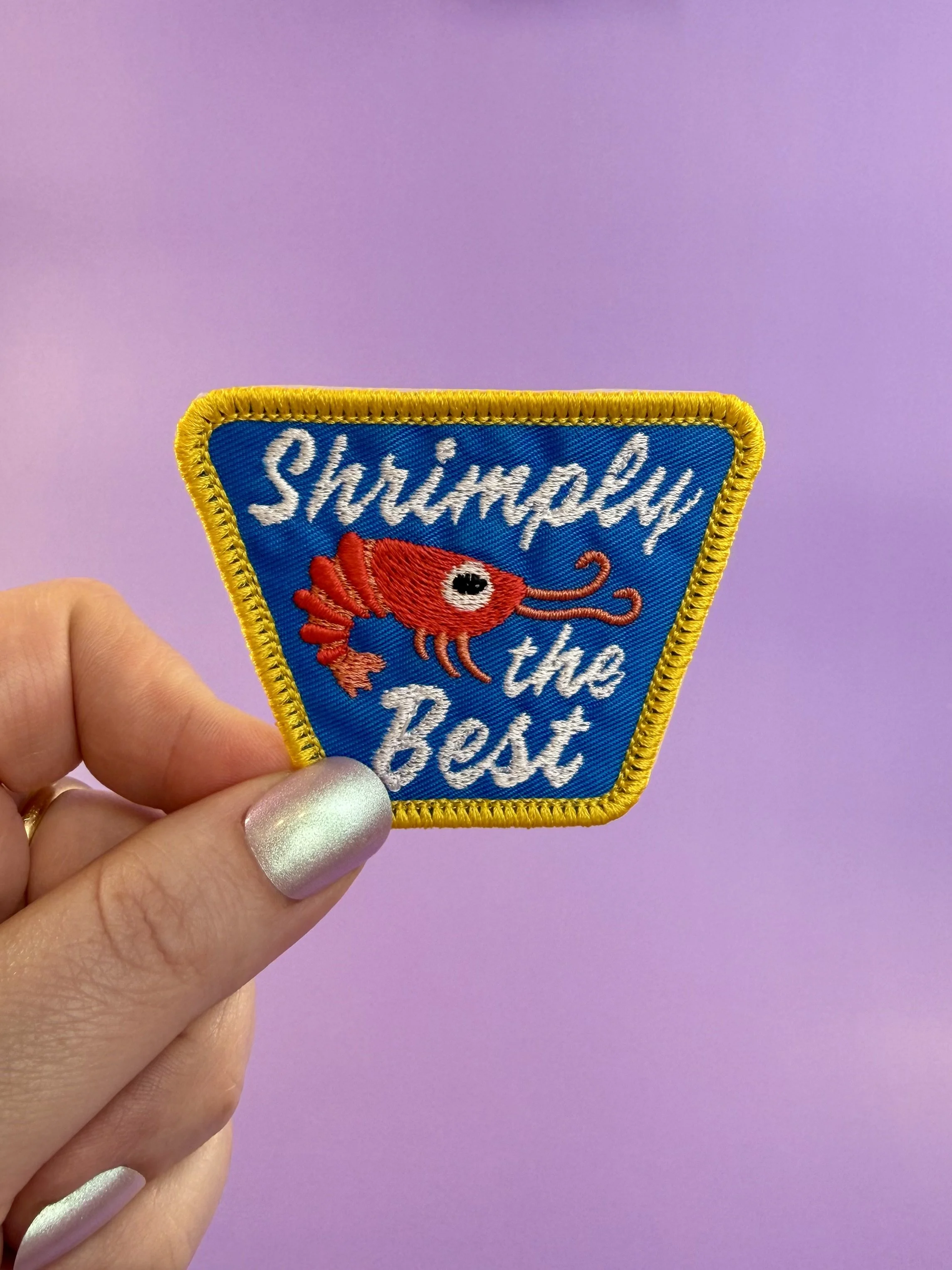 Shrimply the Best Patch — Kabouter Creative