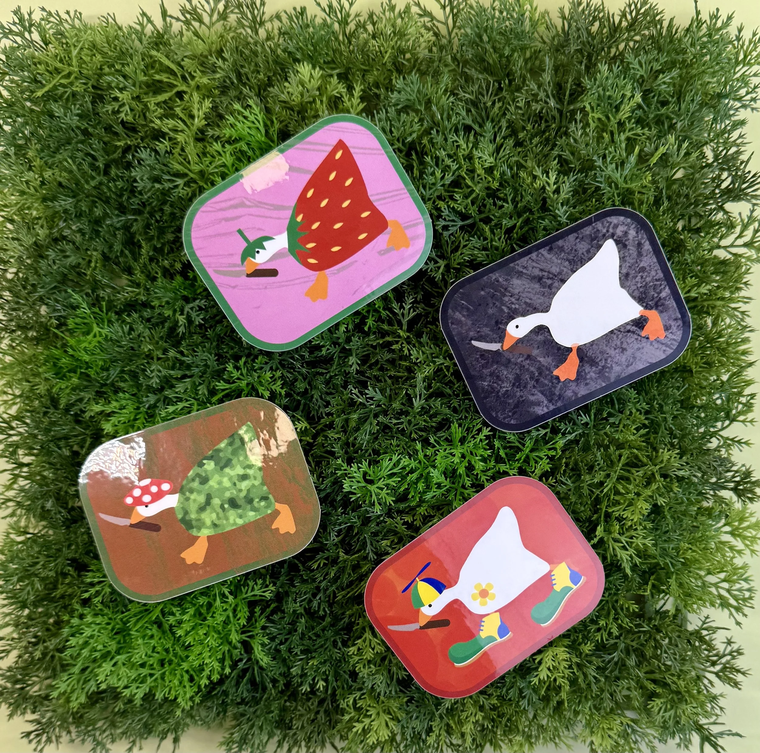 Horrible Goose Sticker — Kabouter Creative