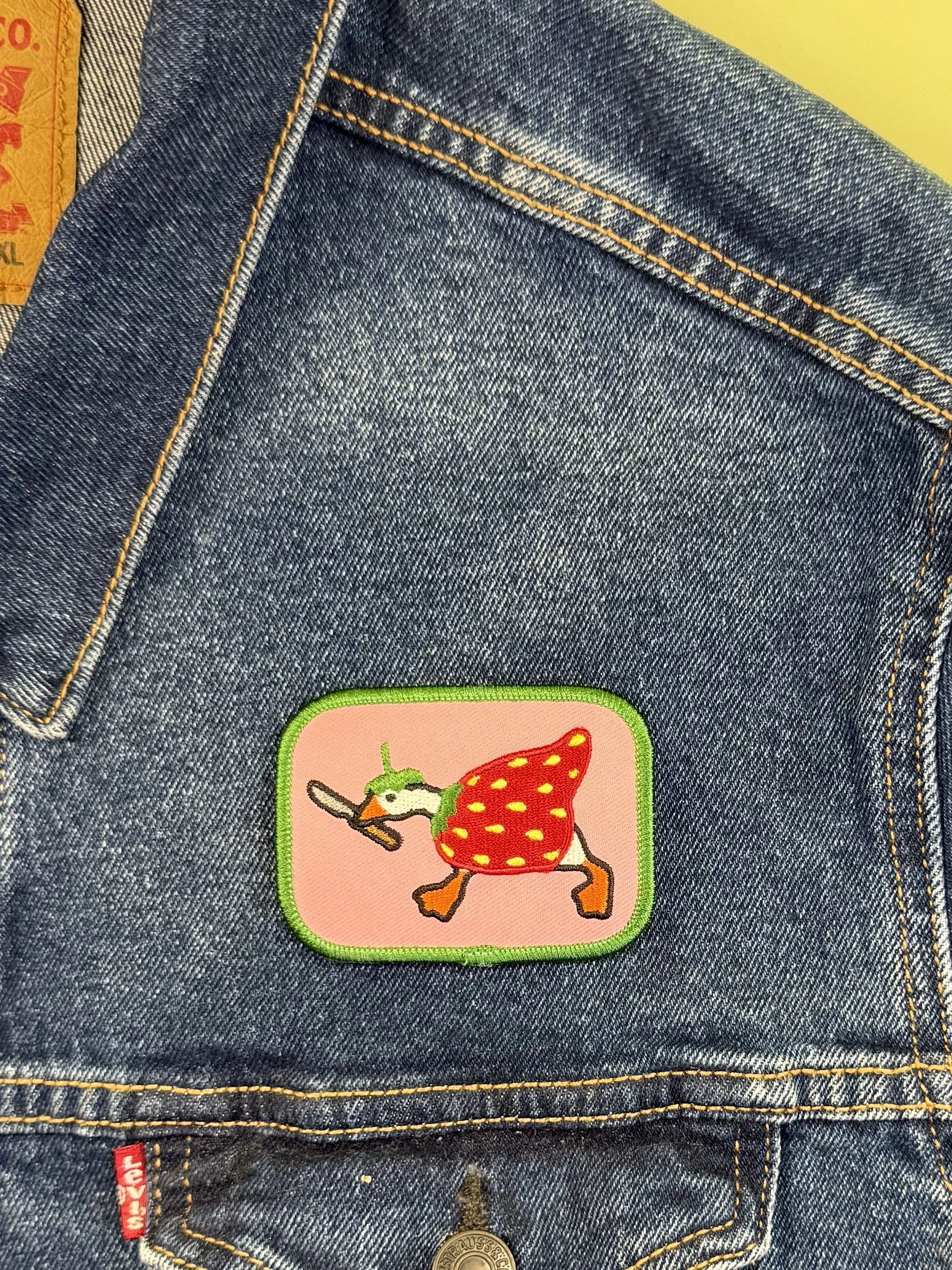 Horrible Strawbaby Goose Patch — Kabouter Creative