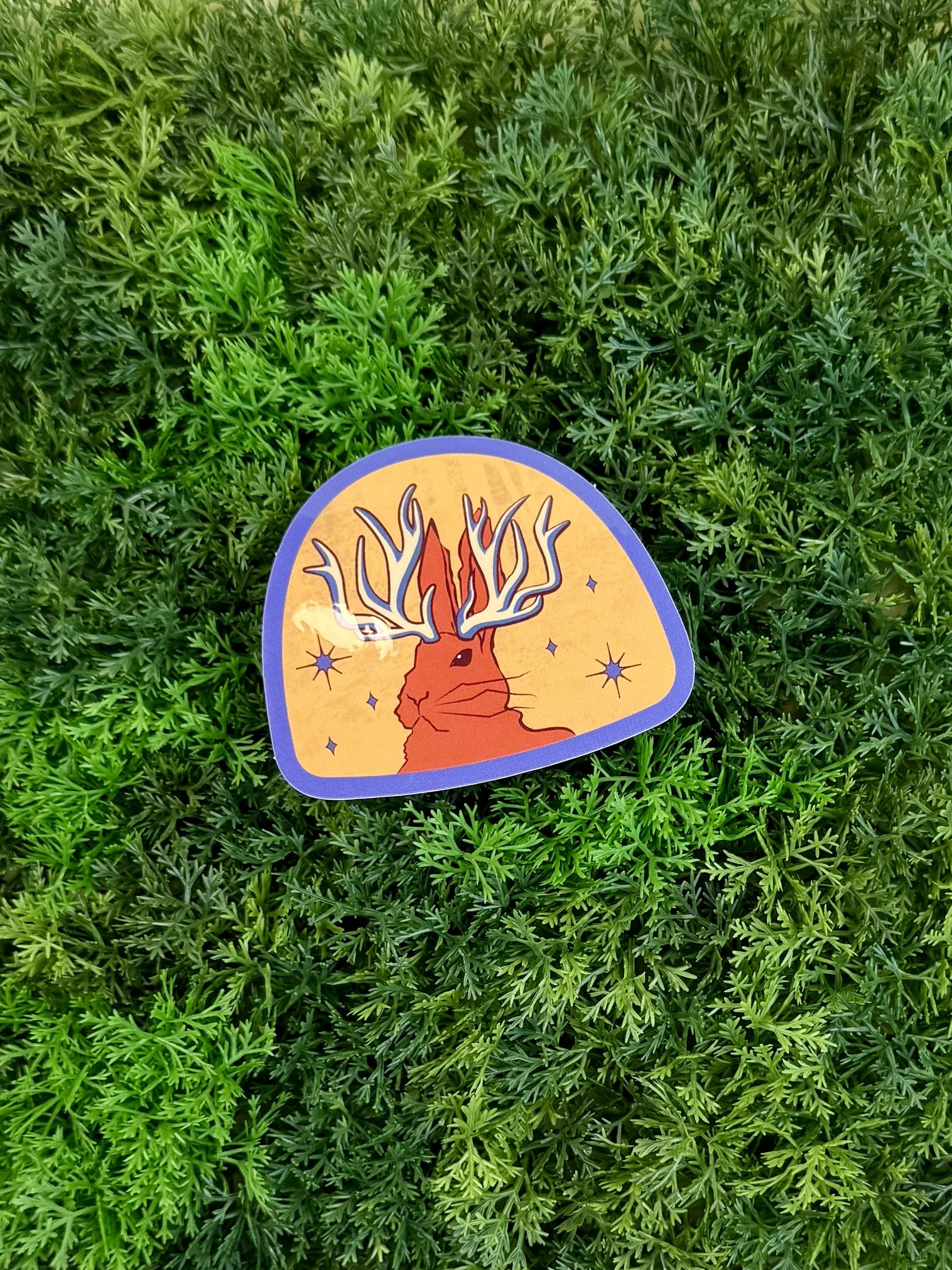 Jackalope Sticker — Kabouter Creative