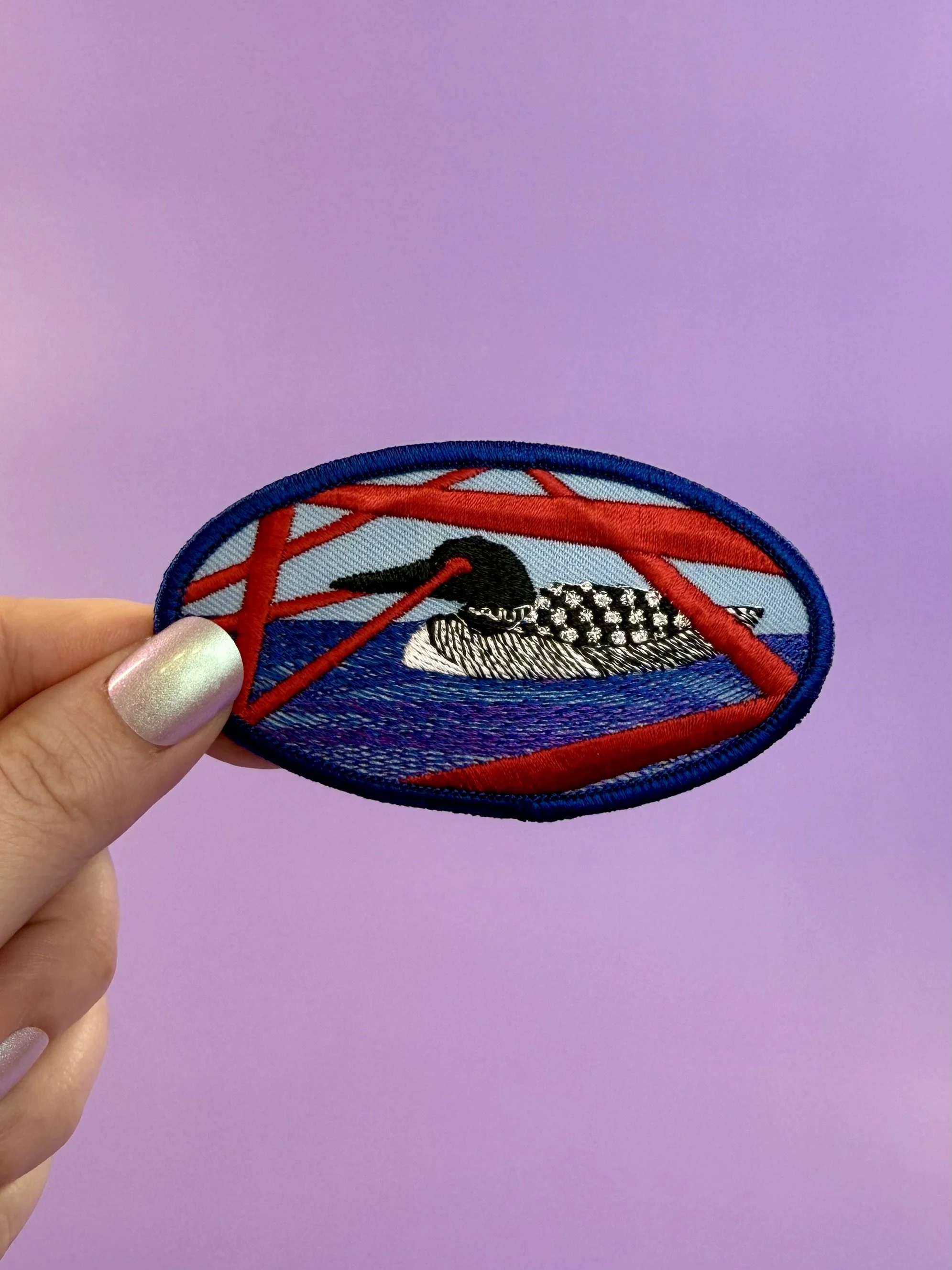 Laser Loon Patch — Kabouter Creative