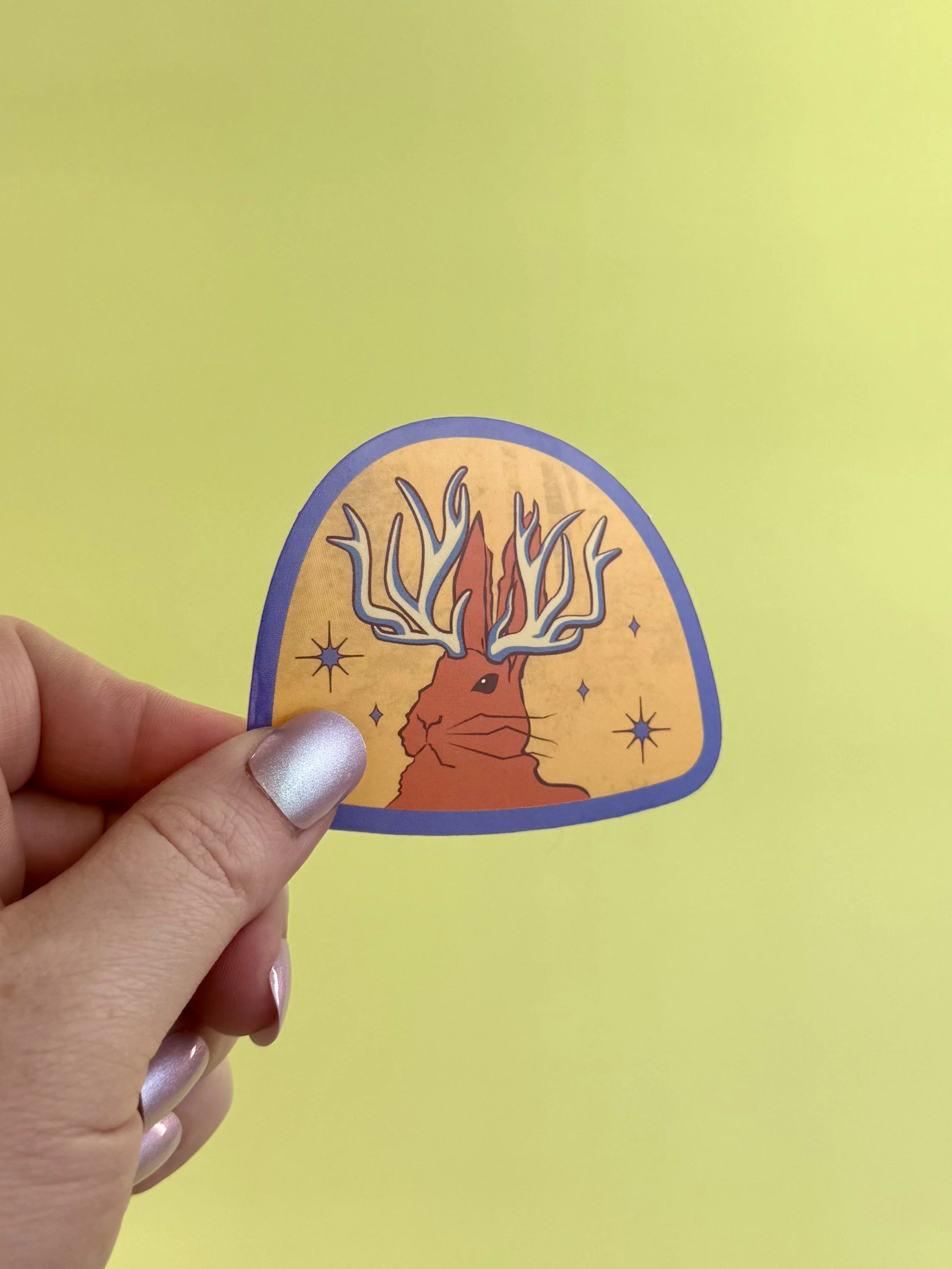 Jackalope Sticker — Kabouter Creative