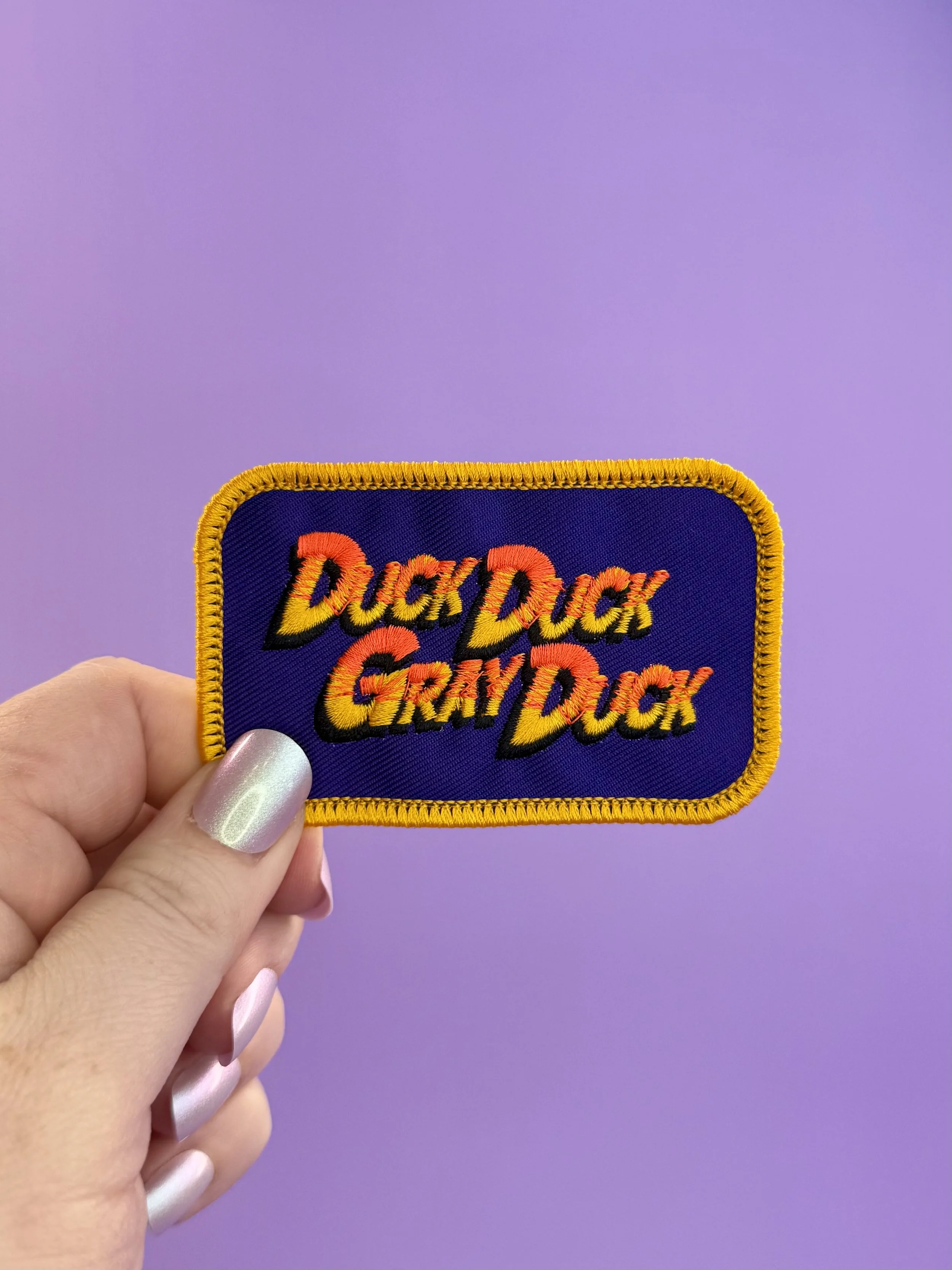 Duck Duck Gray Duck Patch — Kabouter Creative