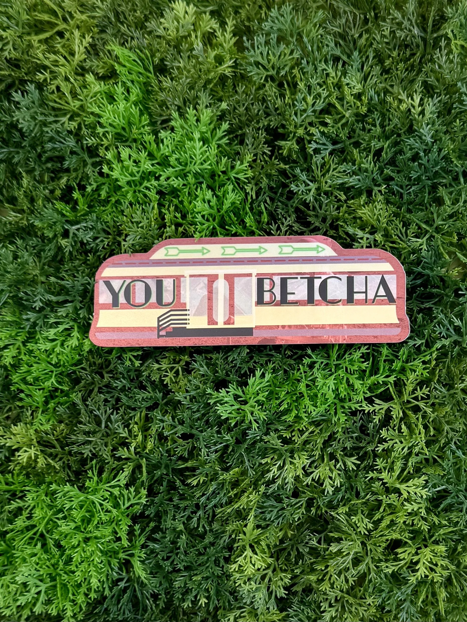 You Betcha Sticker — Kabouter Creative
