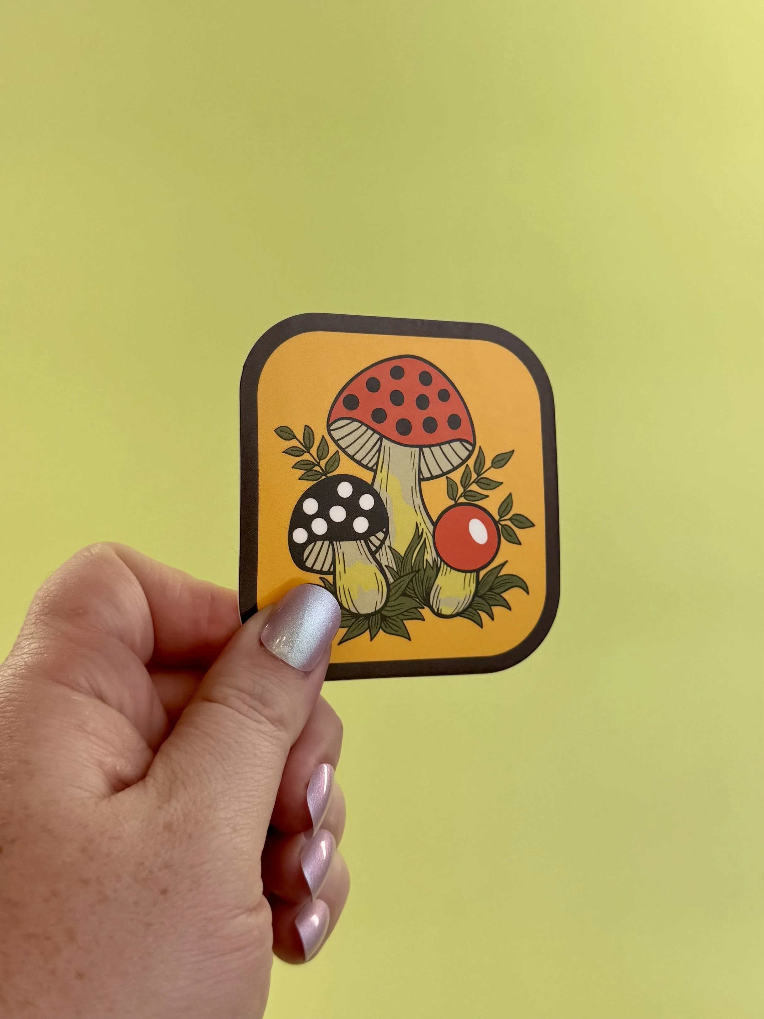 Merry Mushroom Sticker — Kabouter Creative